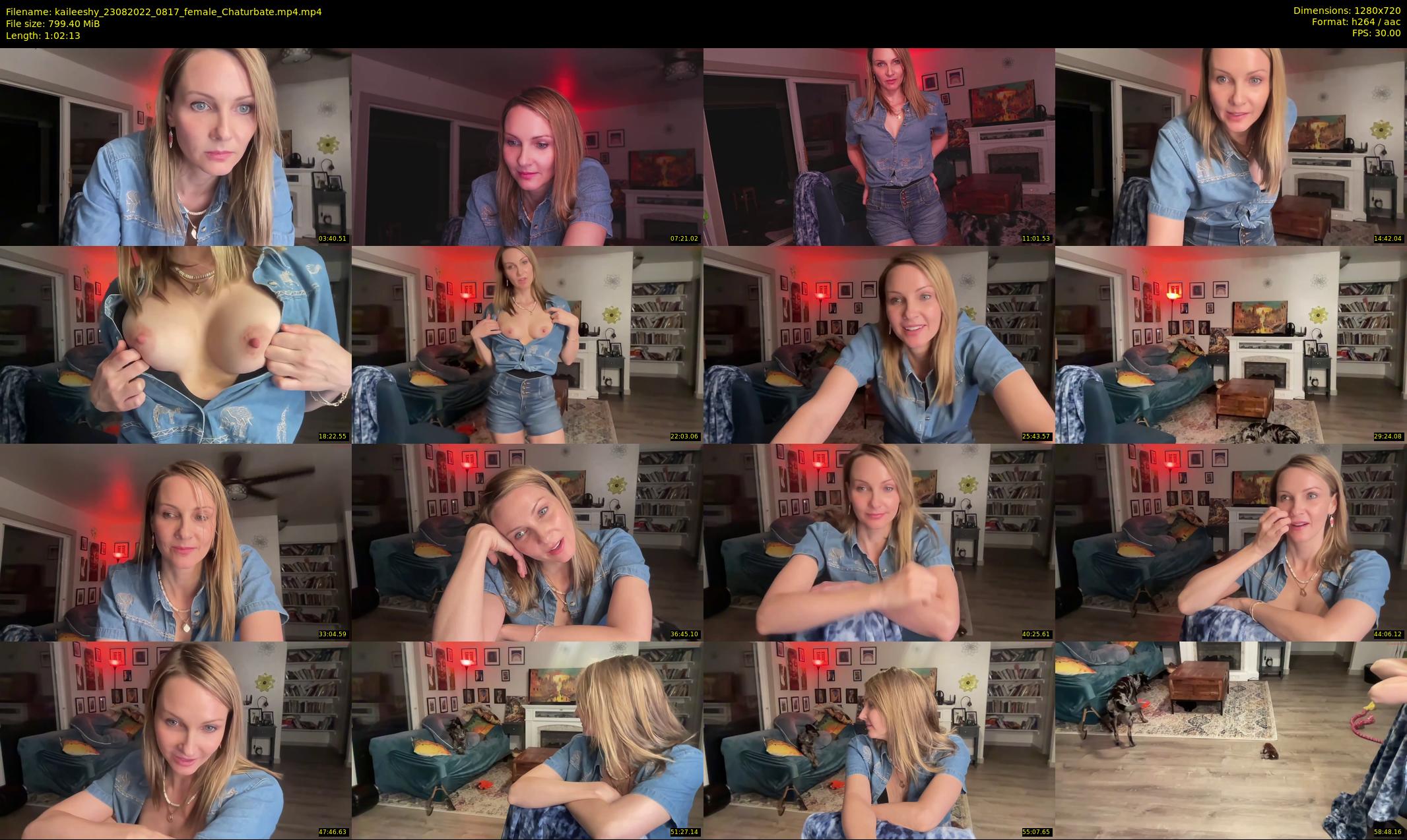 kaileeshy — 63 minute Chaturbate female cam show recording, 720p, Aug 23, 2022
