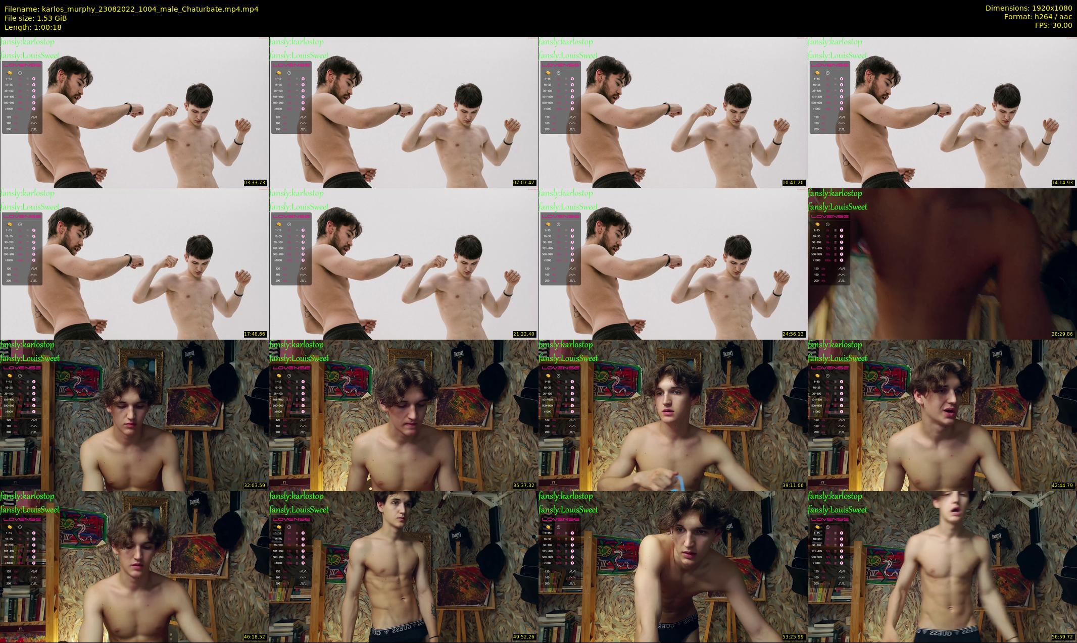 karlos_murphy — 61 minute Chaturbate male cam show recording, 1080p, Aug 23, 2022