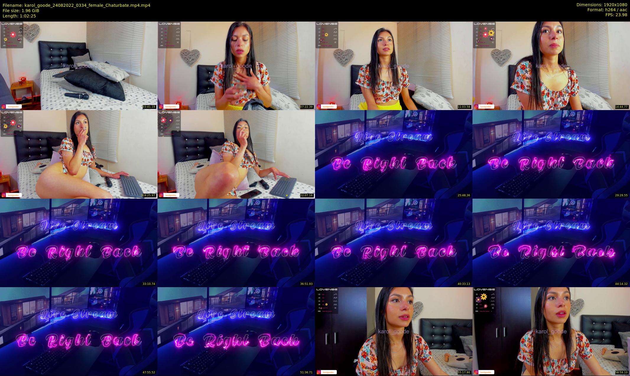 karol_goode — 63 minute Chaturbate female cam show recording, 1080p, Aug 24, 2022