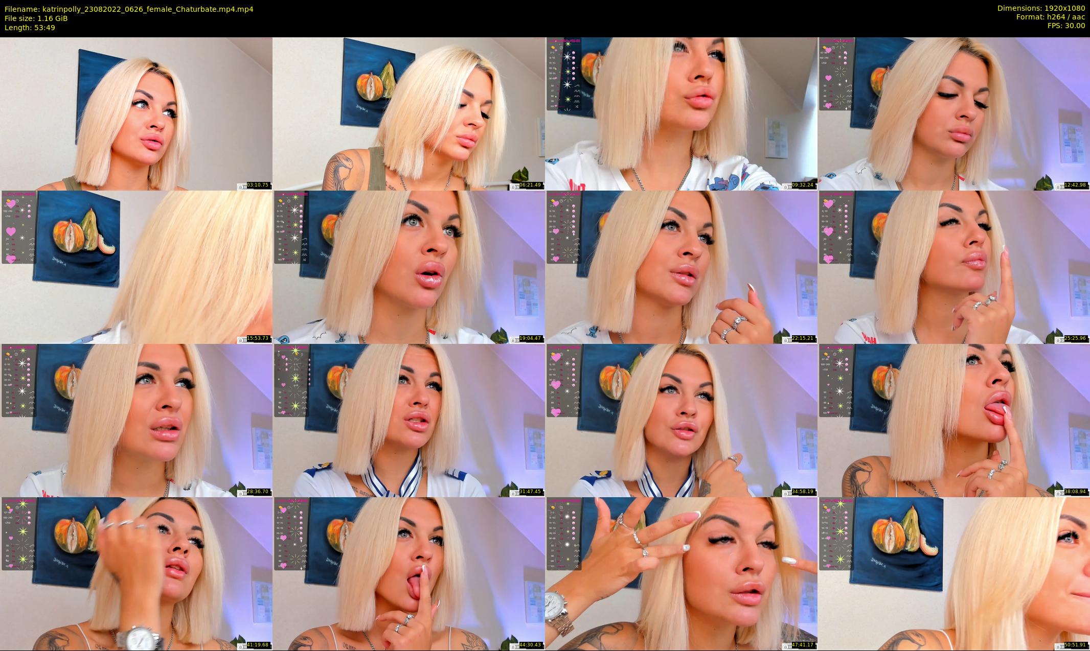 katrinpolly — 54 minute Chaturbate couple cam show recording, 1080p, Aug 23, 2022