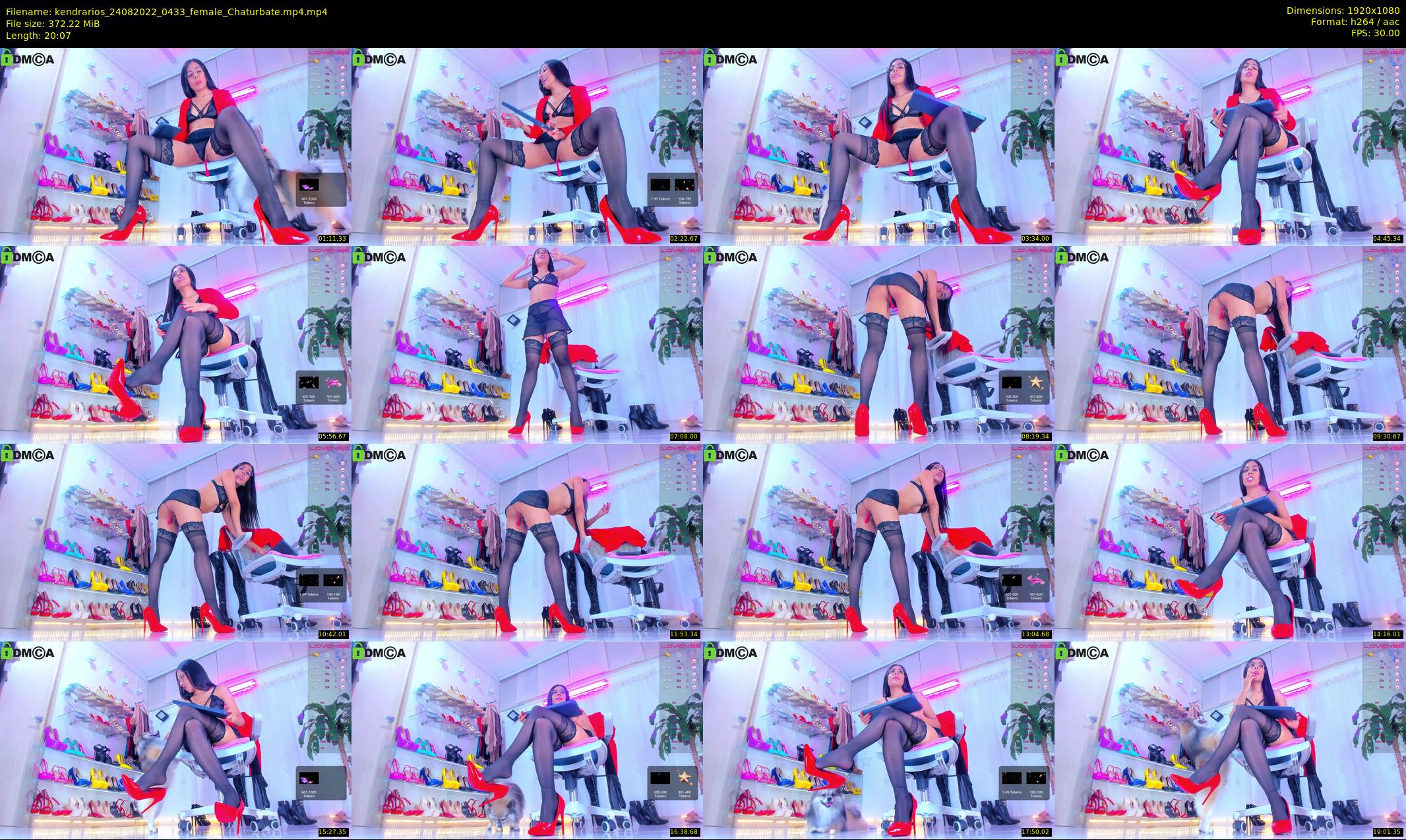kendrarios — 21 minute Chaturbate female cam show recording, 1080p, Aug 24, 2022