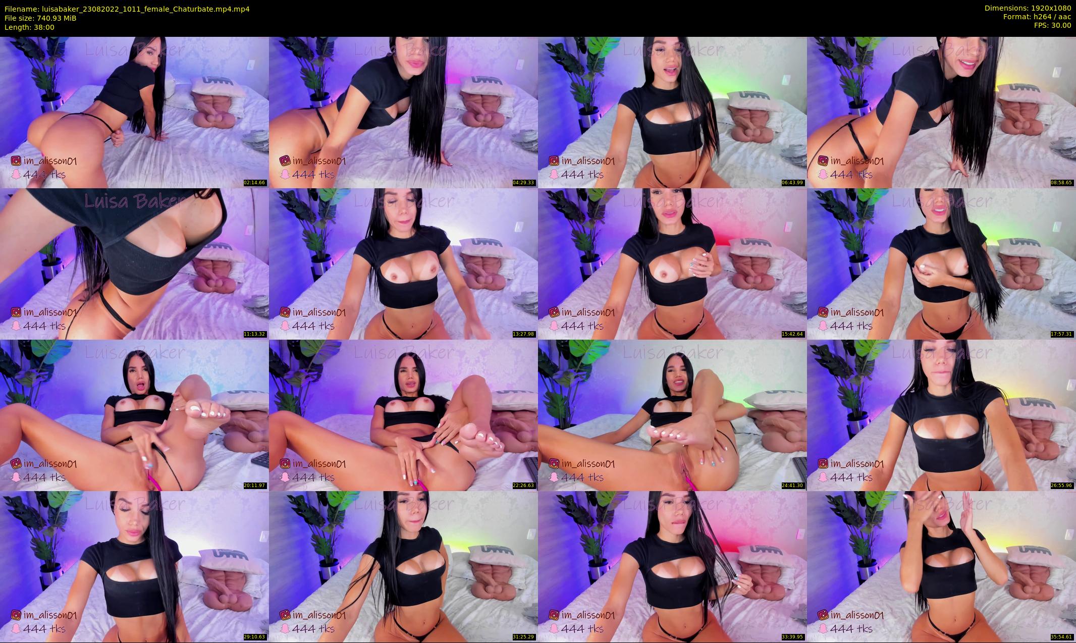 luisabaker — 38 minute Chaturbate female cam show recording, 1080p, Aug 23, 2022