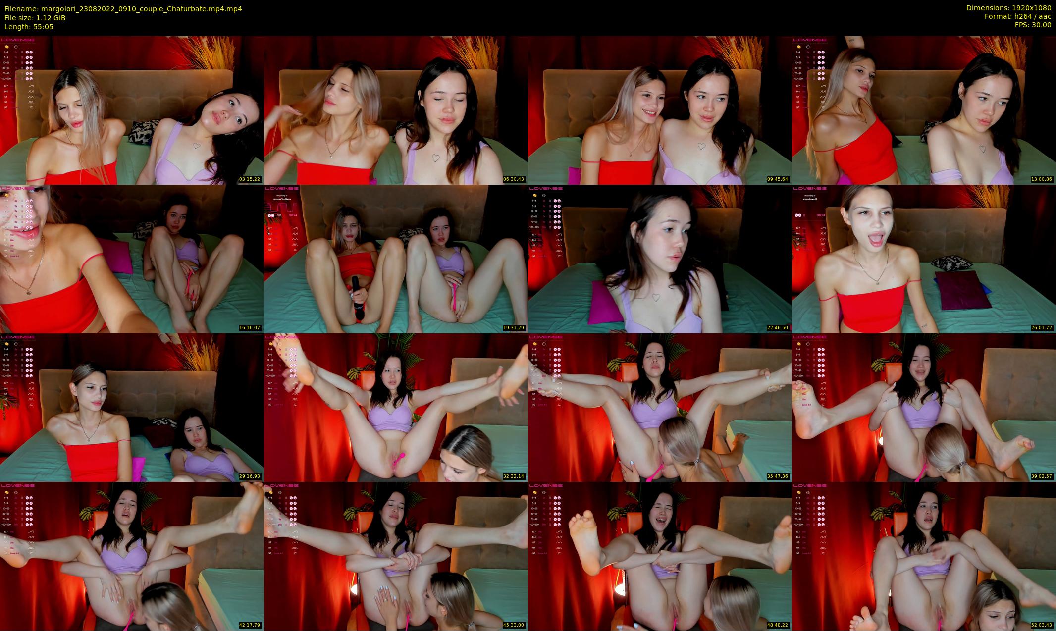 margolori — 56 minute Chaturbate couple cam show recording, 1080p, Aug 23, 2022