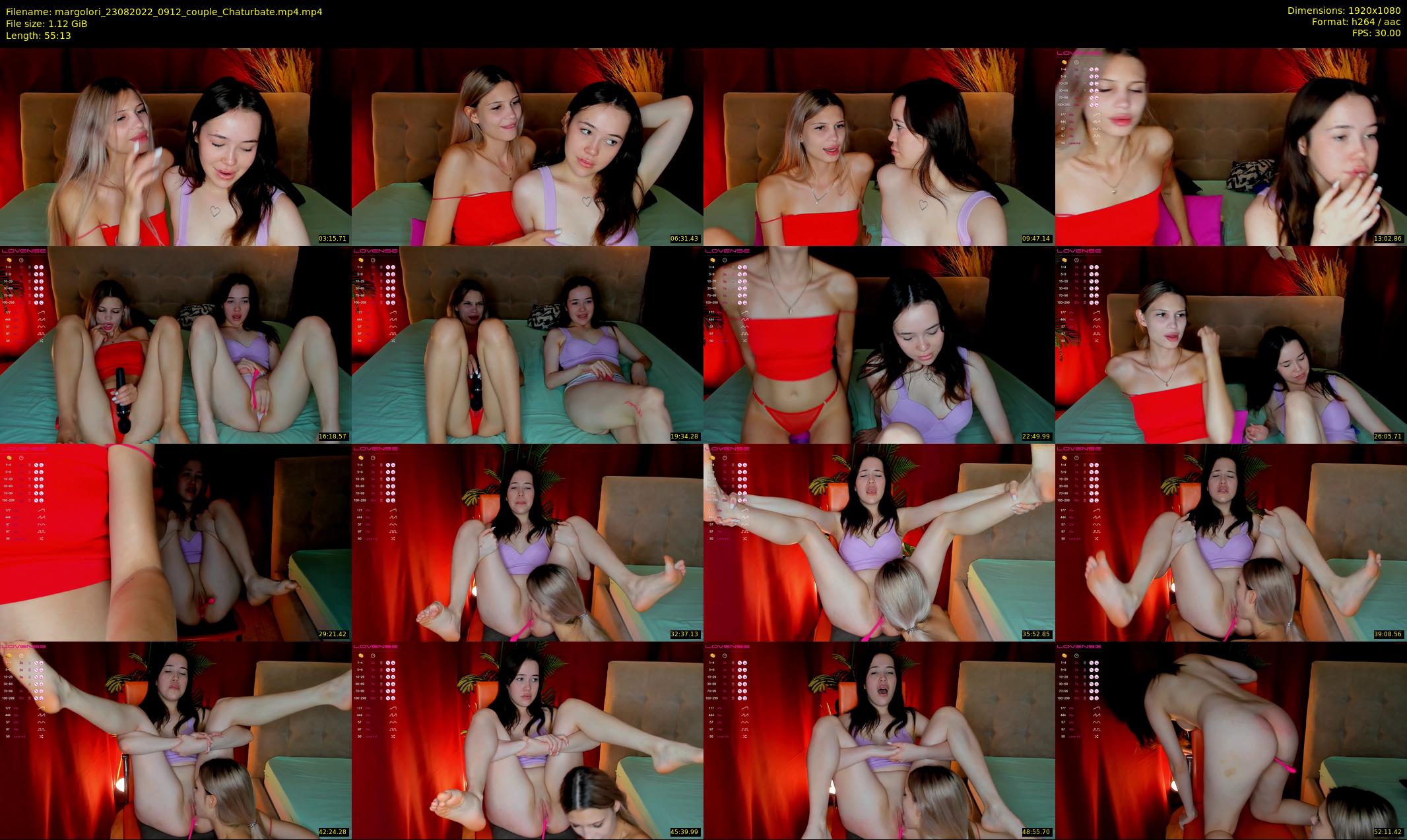 margolori — 56 minute Chaturbate couple cam show recording, 1080p, Aug 23, 2022