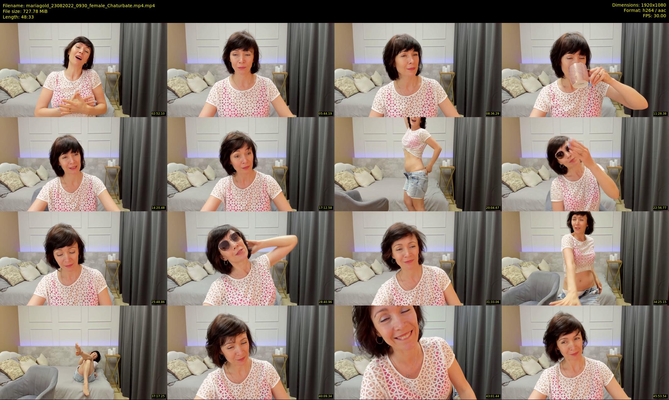 mariagold — 49 minute Chaturbate female cam show recording, 1080p, Aug 23, 2022
