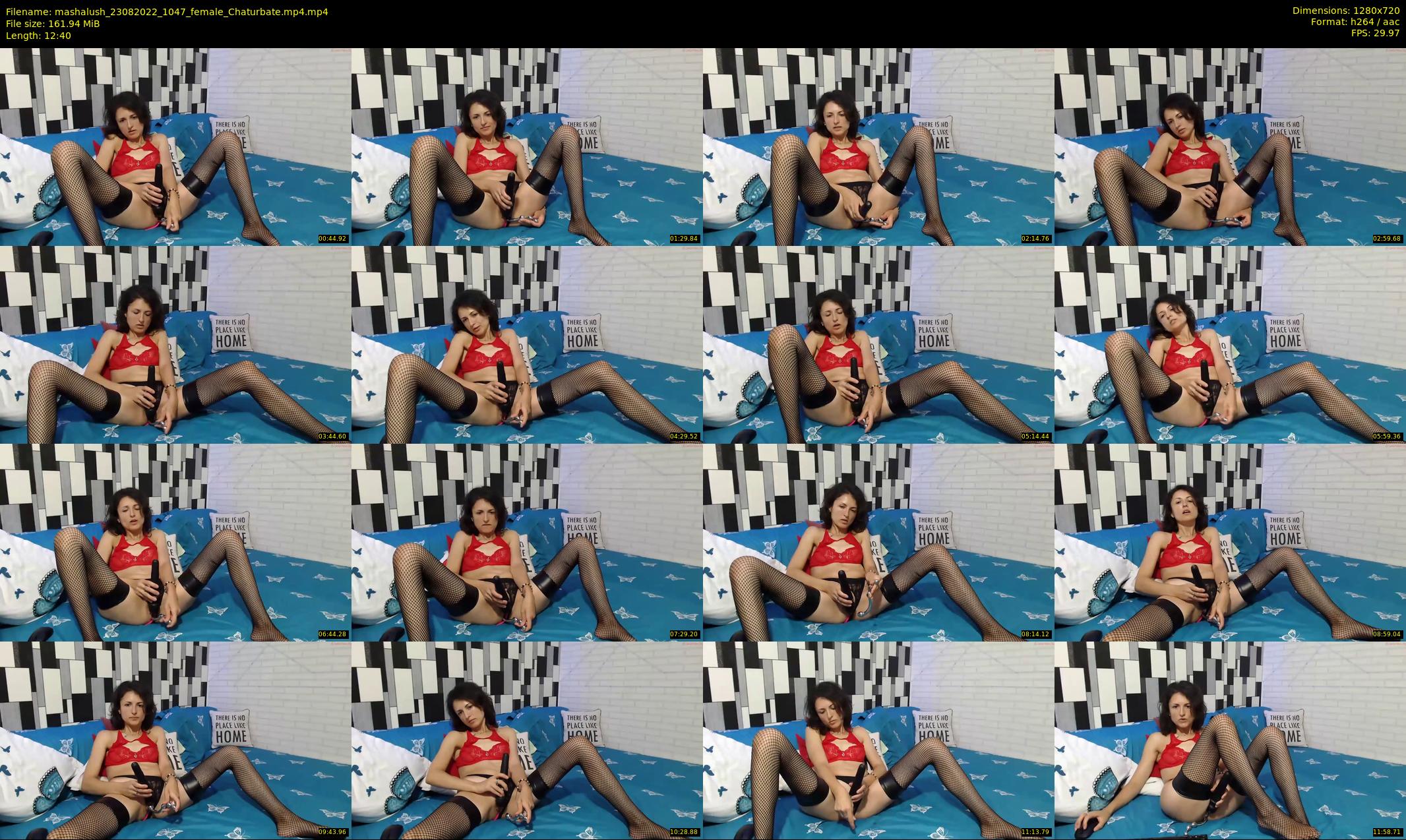 mashalush — 13 minute Chaturbate female cam show recording, 720p, Aug 23, 2022
