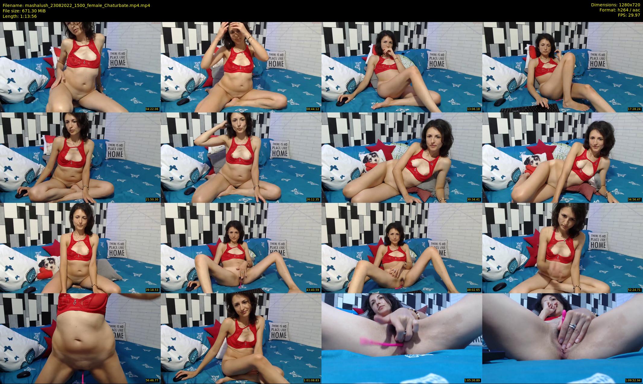 mashalush — 74 minute Chaturbate female cam show recording, 720p, Aug 23, 2022