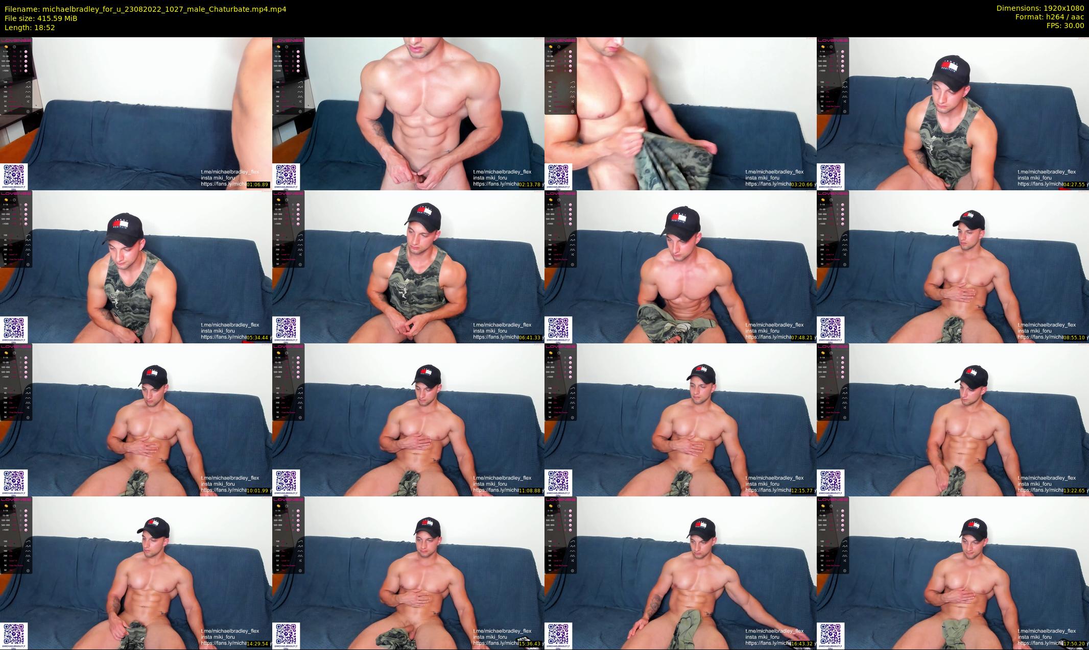 michaelbradley_for_u — 19 minute Chaturbate male cam show recording, 1080p, Aug 23, 2022