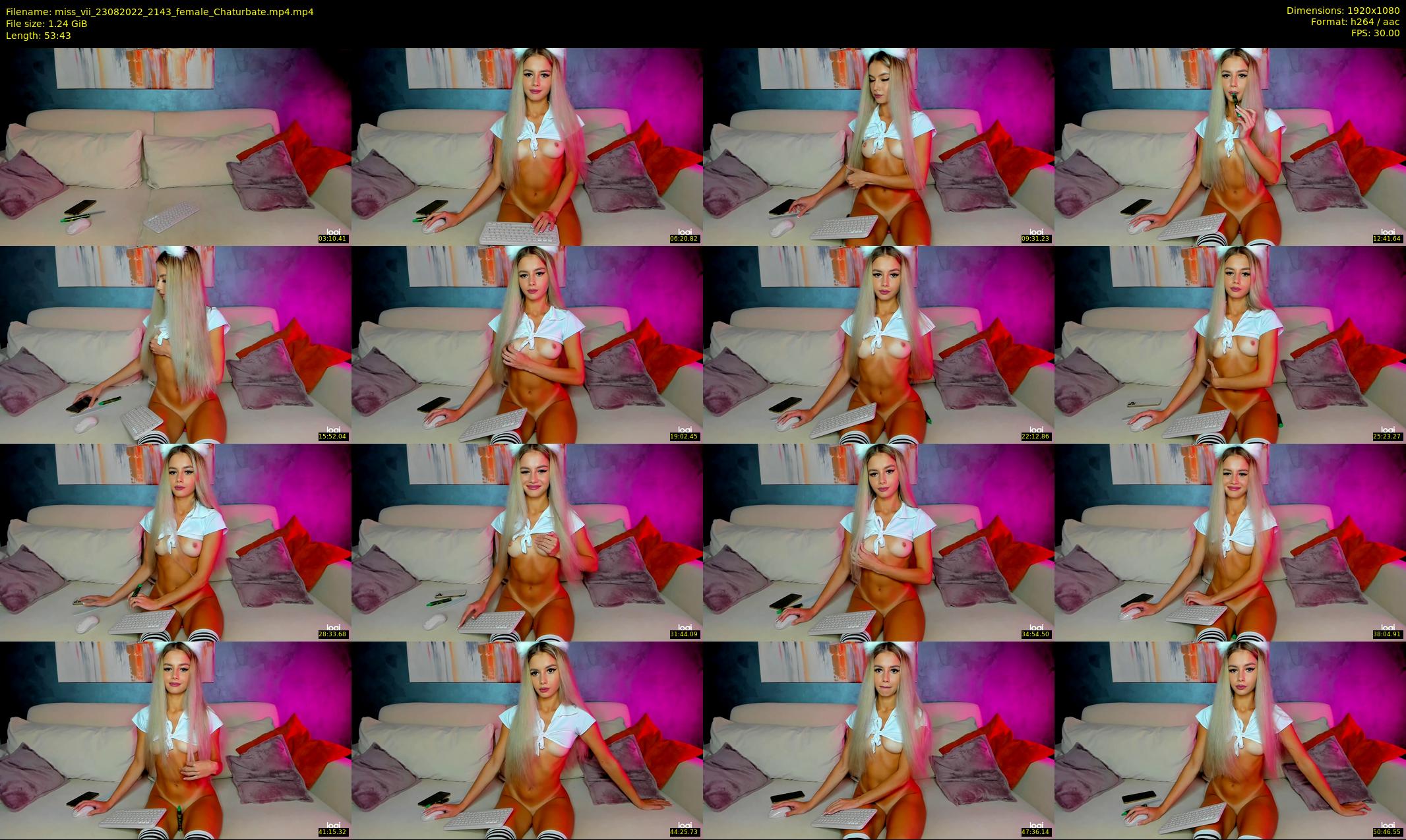 miss_vii — 54 minute Chaturbate female cam show recording, 1080p, Aug 23, 2022