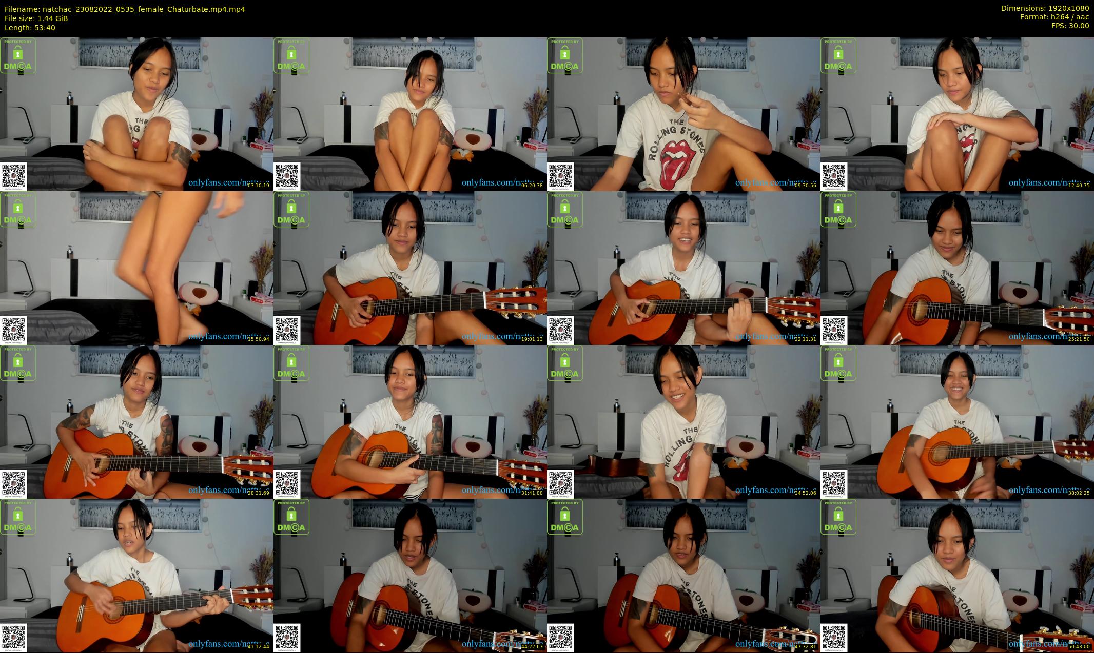 natchac — 54 minute Chaturbate female cam show recording, 1080p, Aug 23, 2022