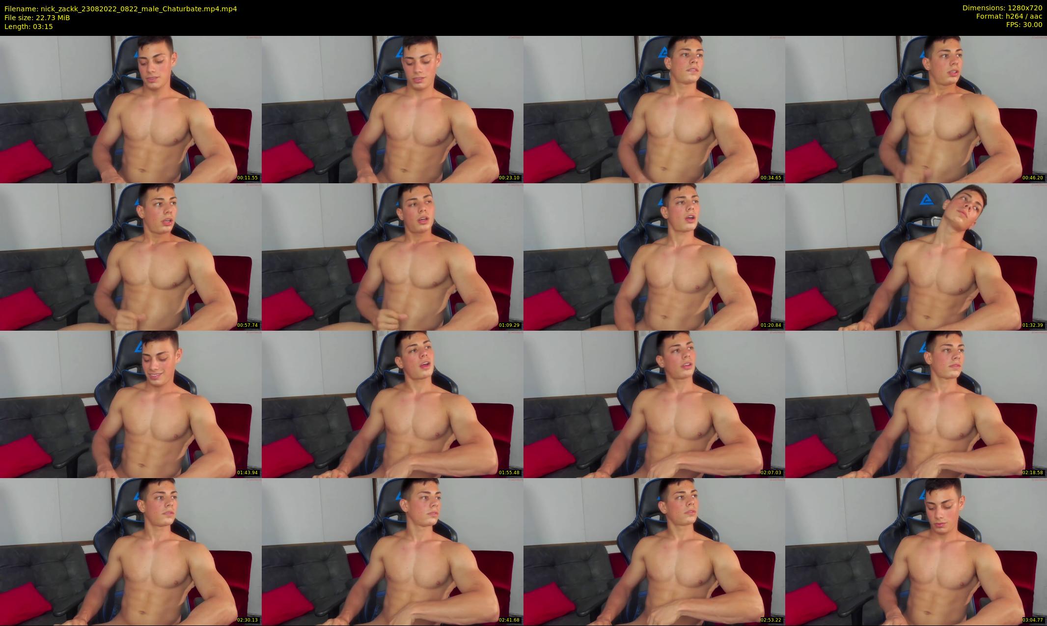 nick_zackk — 4 minute Chaturbate male cam show recording, 720p, Aug 23, 2022