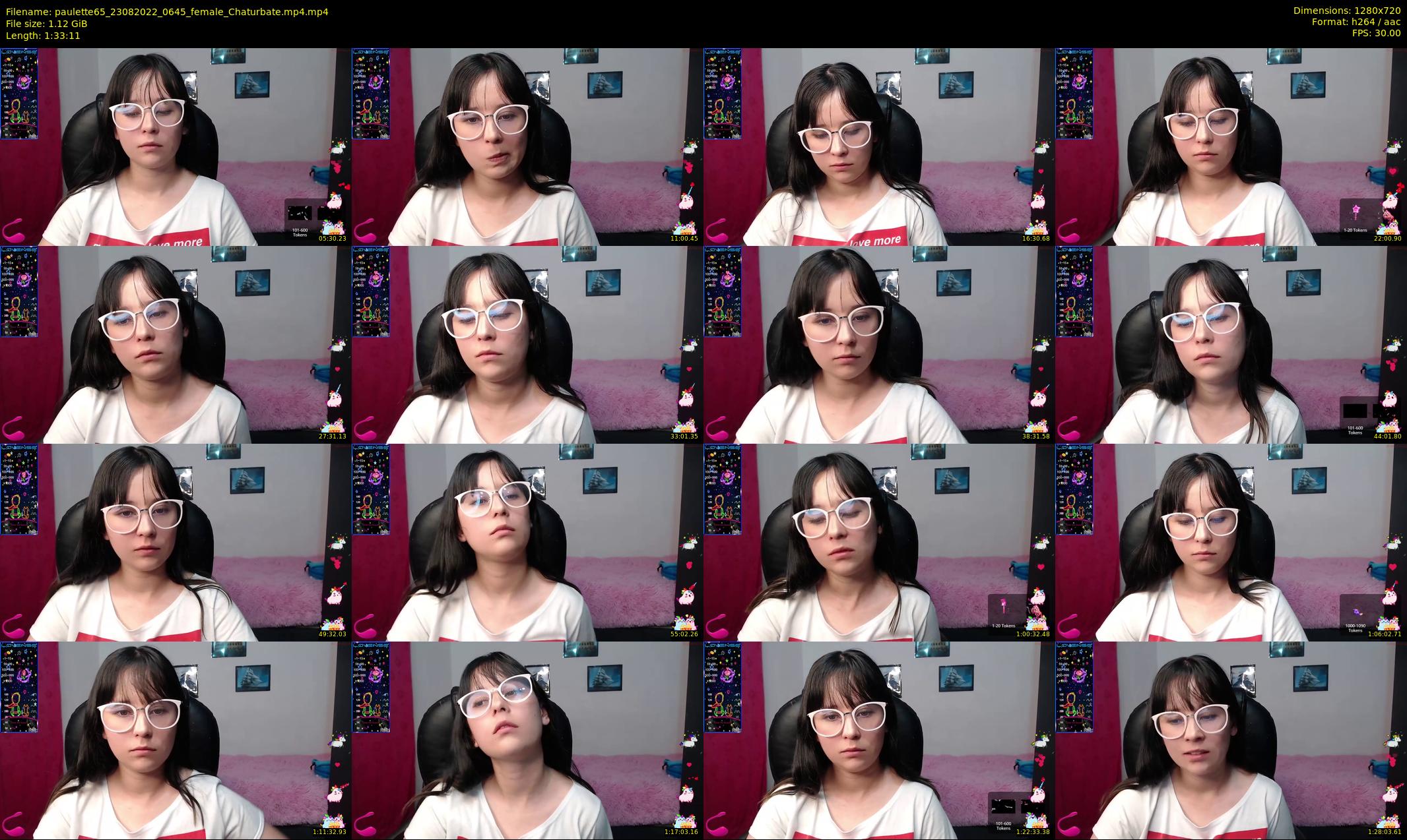 paulette65 — 94 minute Chaturbate female cam show recording, 720p, Aug 23, 2022