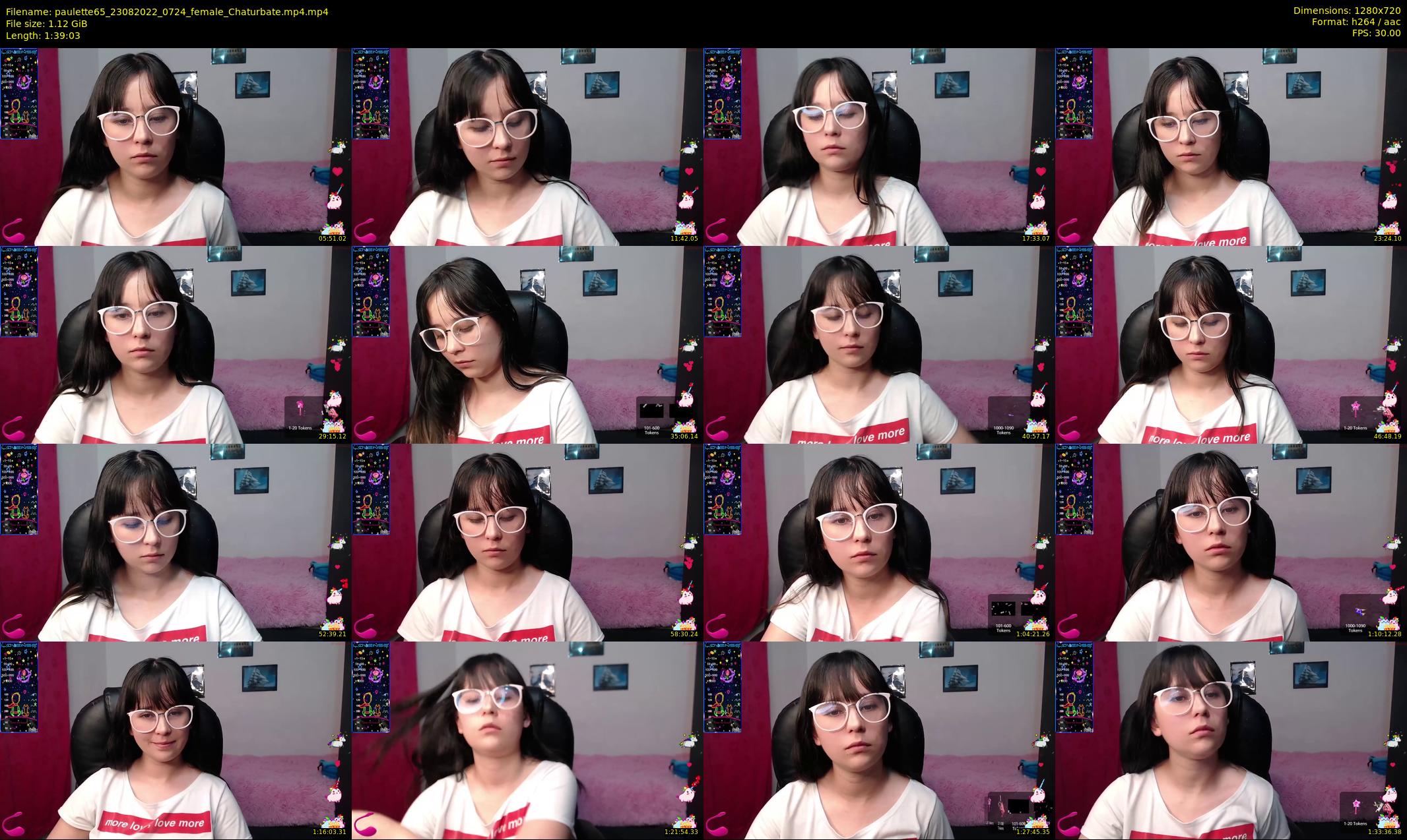 paulette65 — 100 minute Chaturbate female cam show recording, 720p, Aug 23, 2022