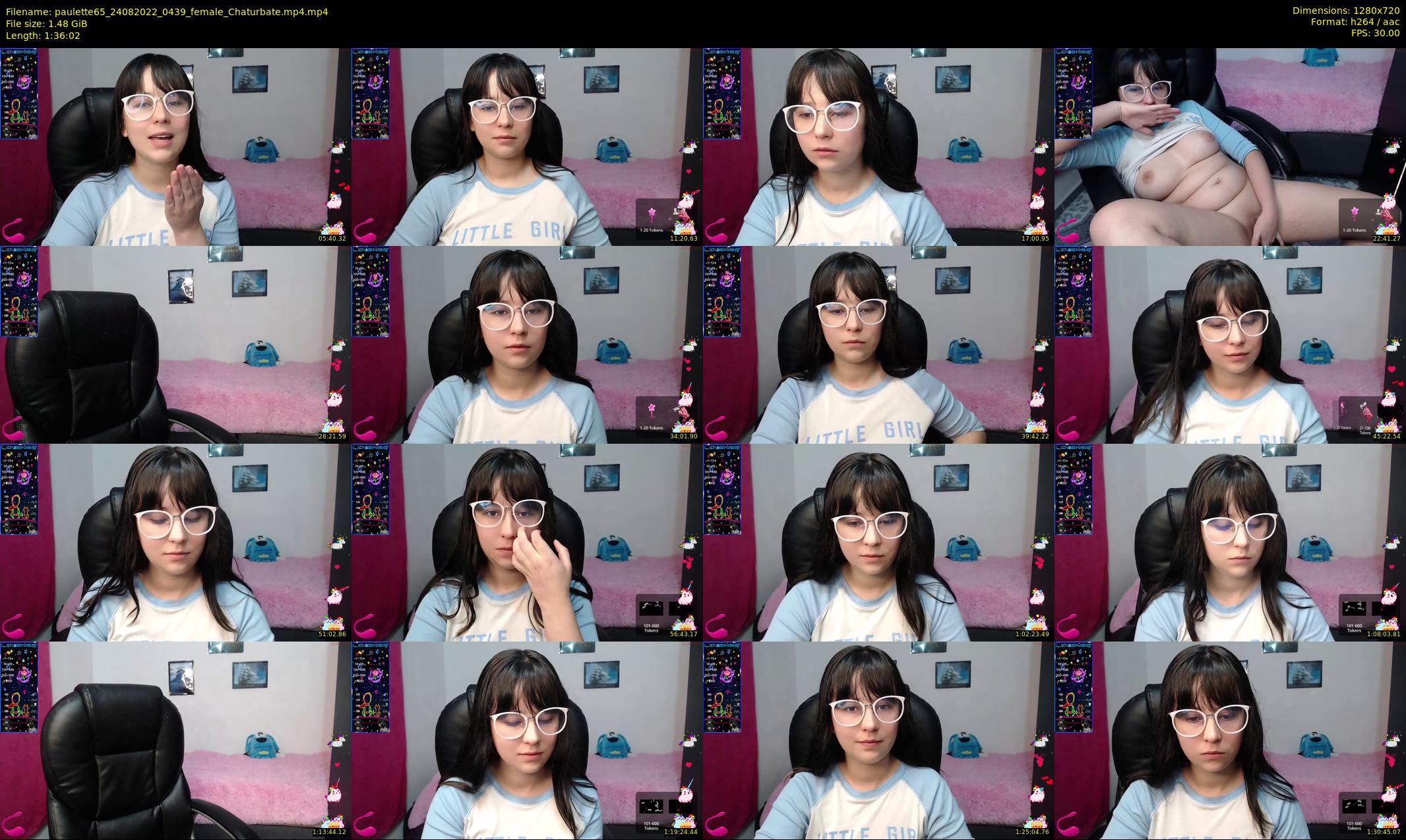 paulette65 — 97 minute Chaturbate female cam show recording, 720p, Aug 24, 2022