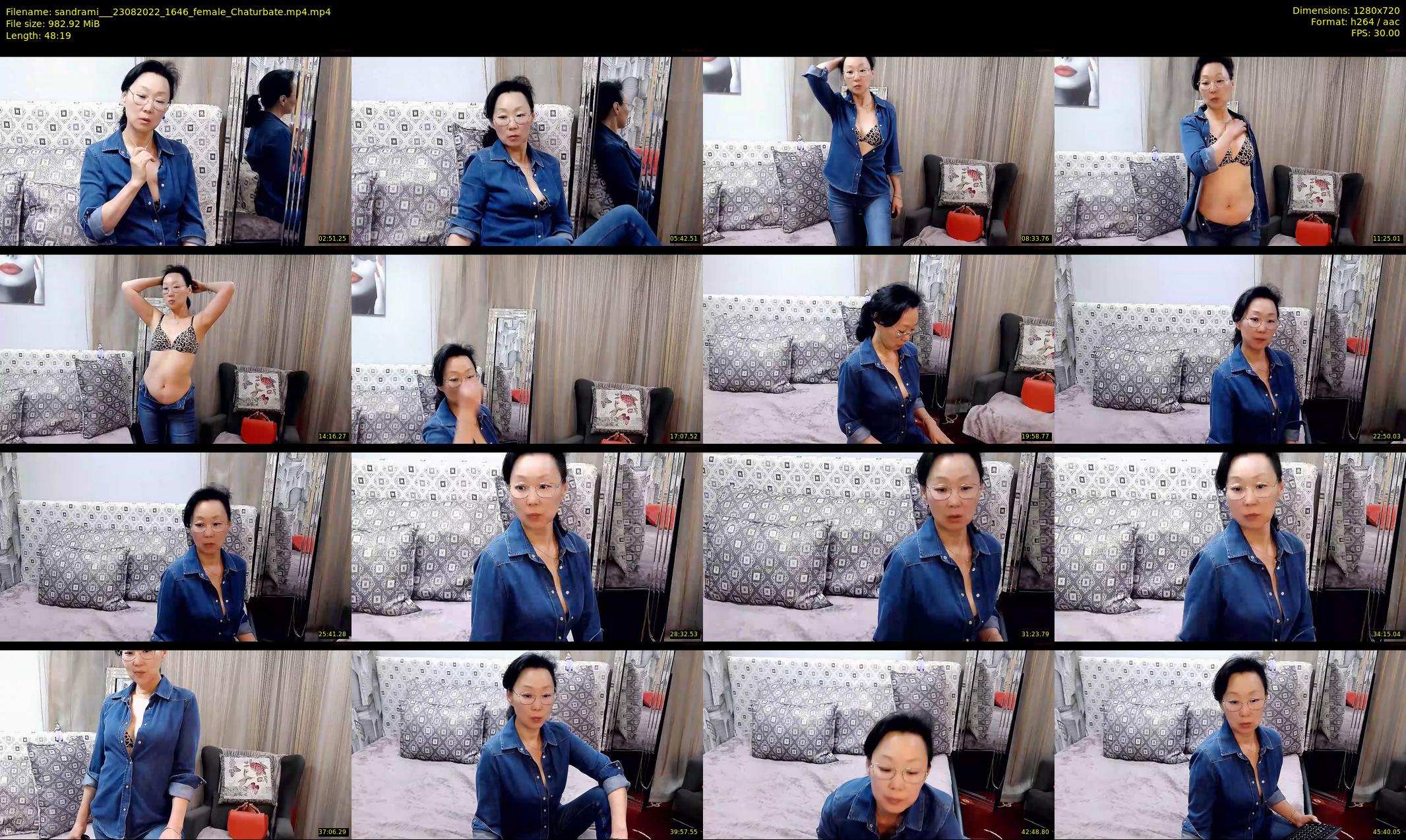 sandrami__ — 49 minute Chaturbate female cam show recording, 720p, Aug 23, 2022