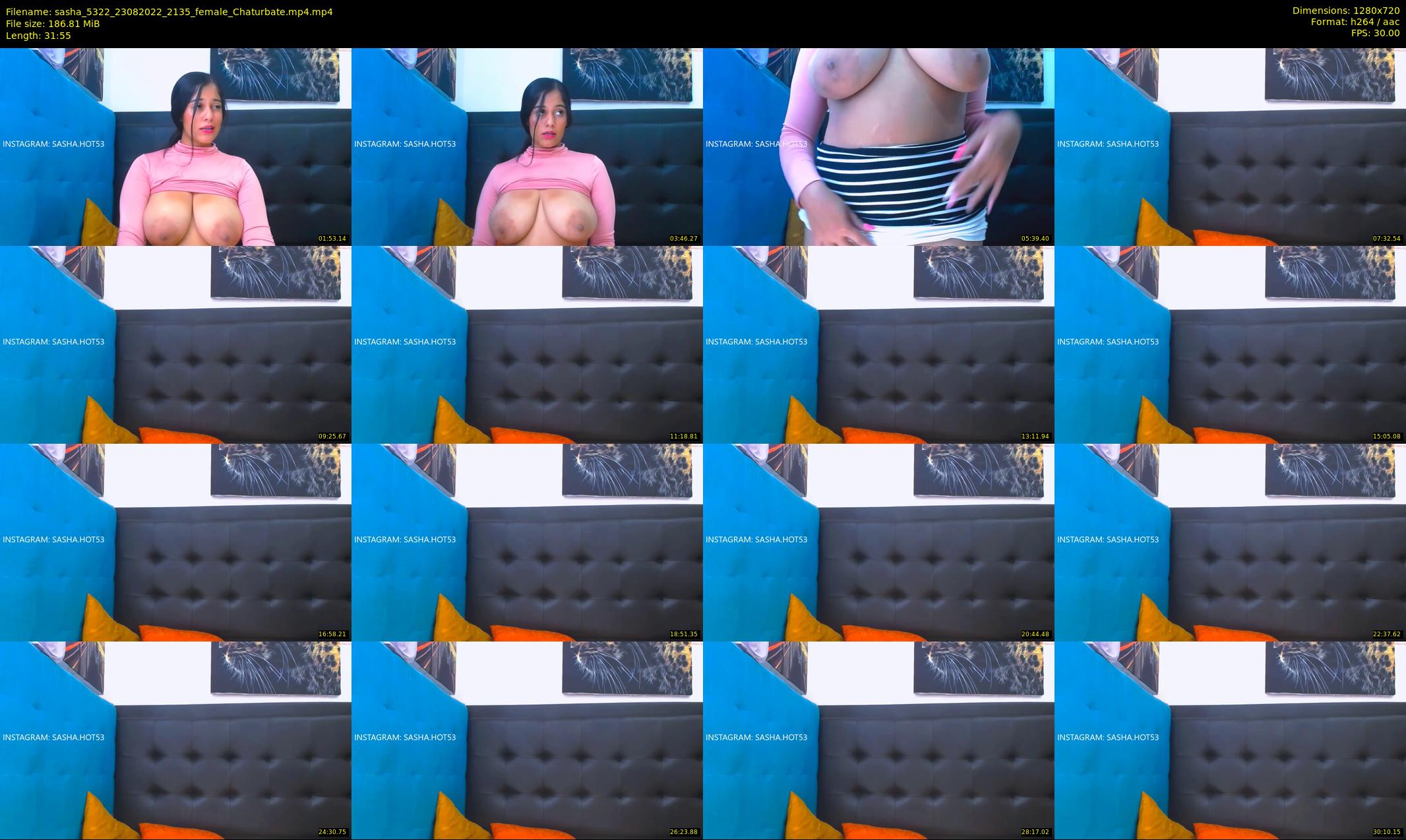 sasha_5322 — 32 minute Chaturbate female cam show recording, 720p, Aug 23, 2022