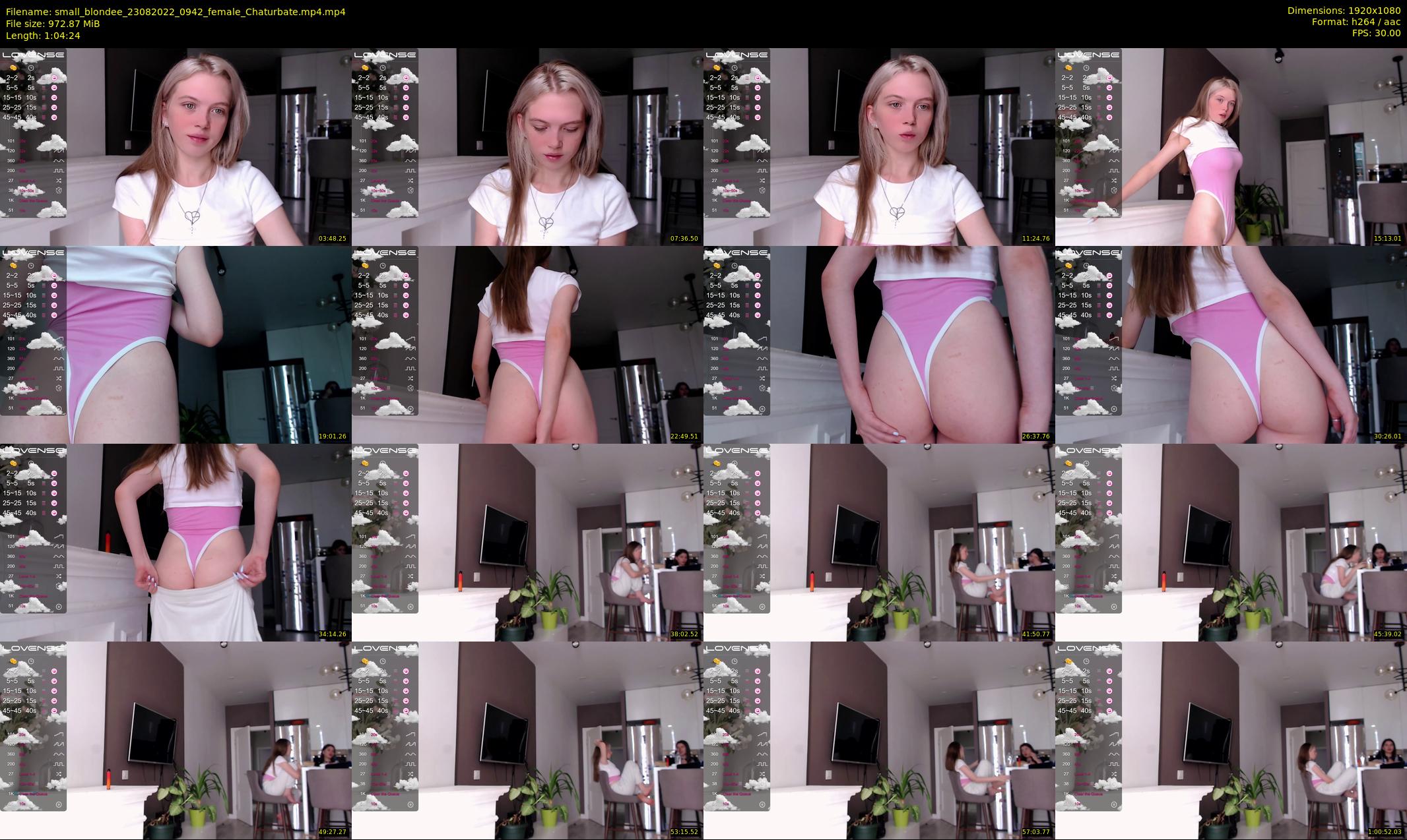 small_blondee — 65 minute Chaturbate female cam show recording, 1080p, Aug 23, 2022
