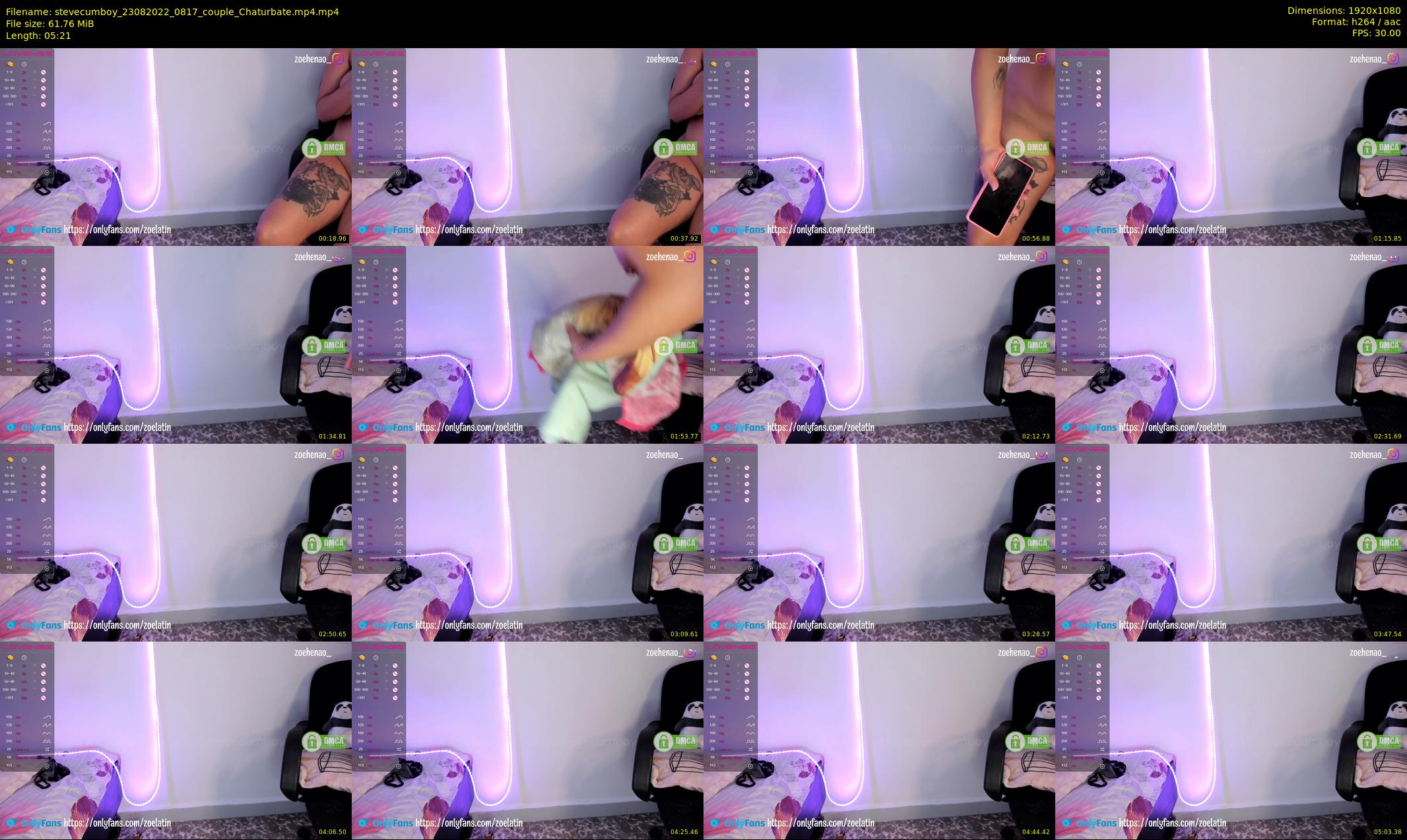 stevecumboy — 6 minute Chaturbate couple cam show recording, 1080p, Aug 23, 2022
