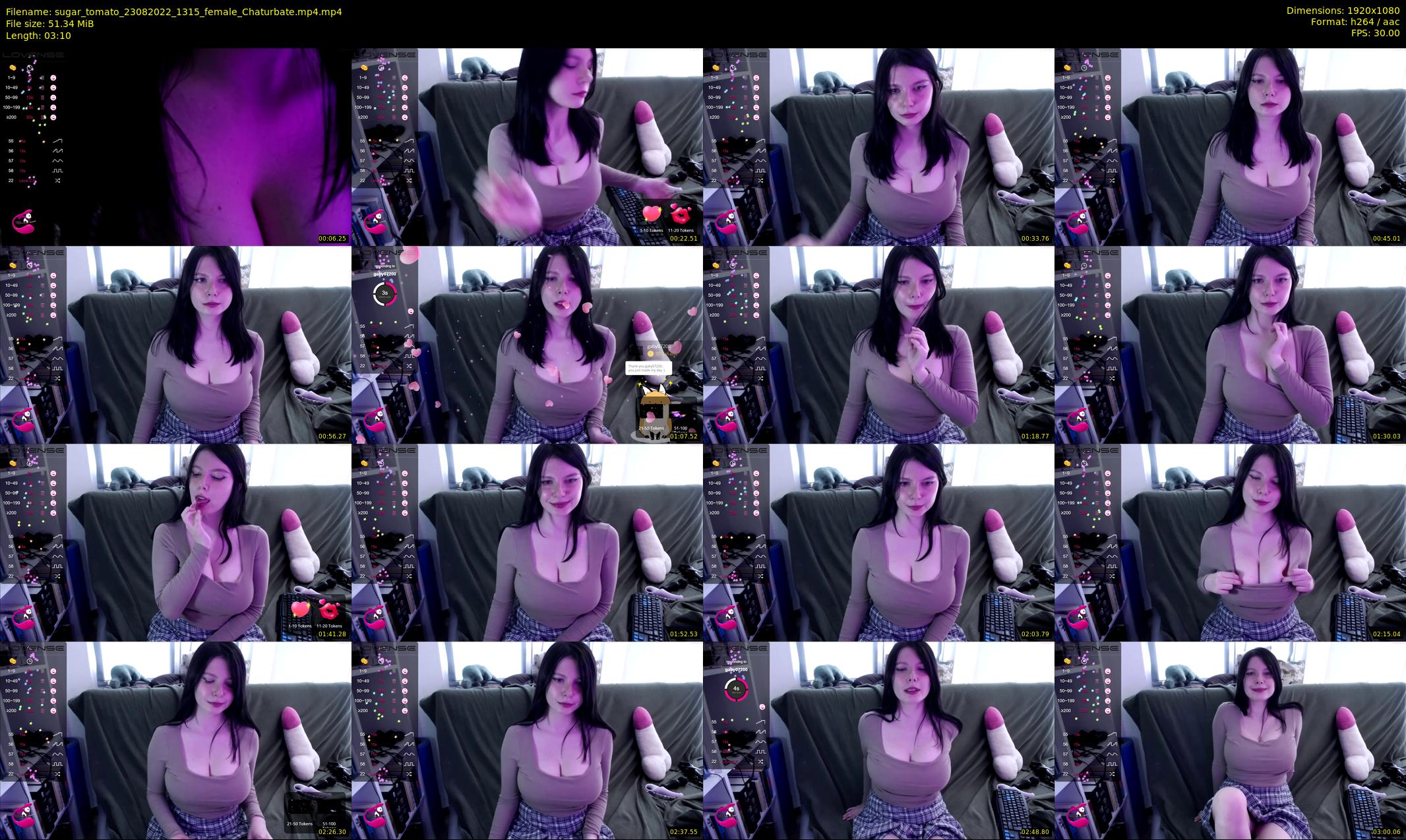 sugar_tomato — 4 minute Chaturbate female cam show recording, 1080p, Aug 23, 2022