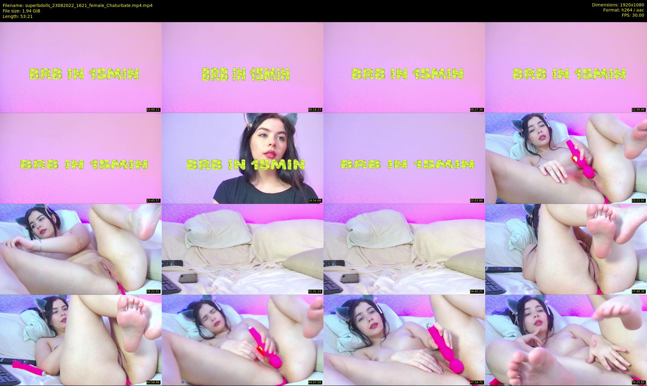 superbdolls — 54 minute Chaturbate couple cam show recording, 1080p, Aug 23, 2022