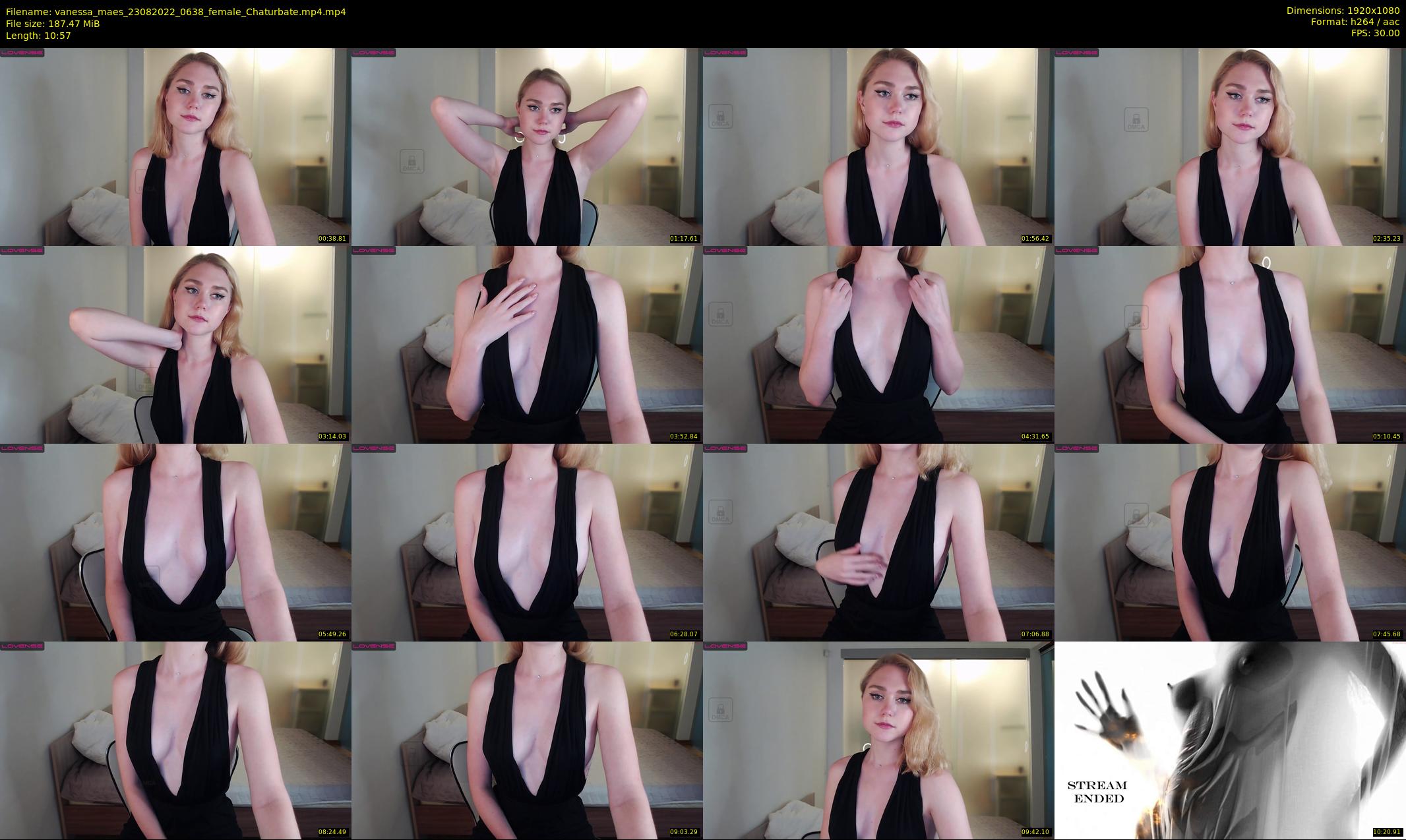 vanessa_maes — 11 minute Chaturbate female cam show recording, 1080p, Aug 23, 2022
