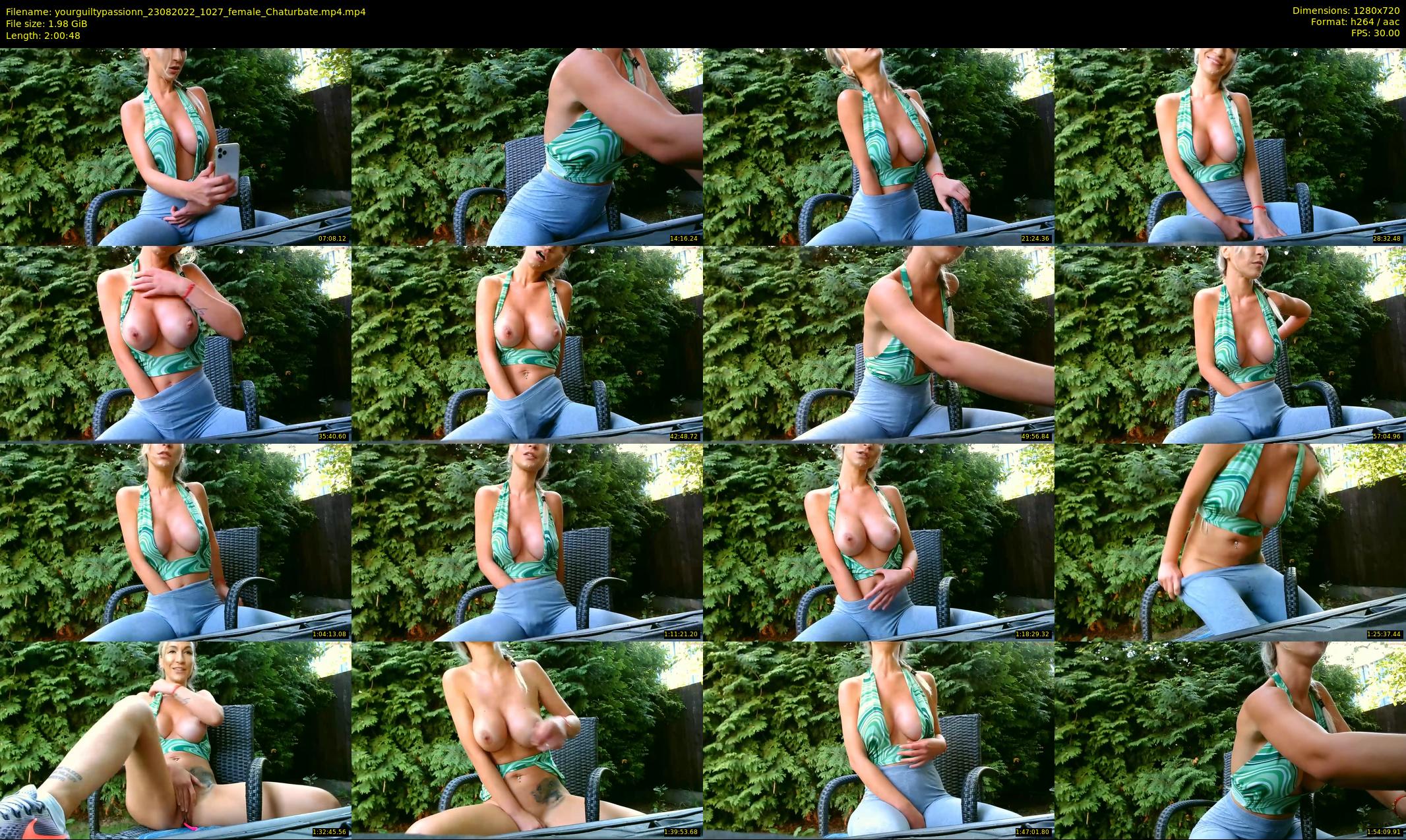 yourguiltypassionn — 121 minute Chaturbate female cam show recording, 720p, Aug 23, 2022