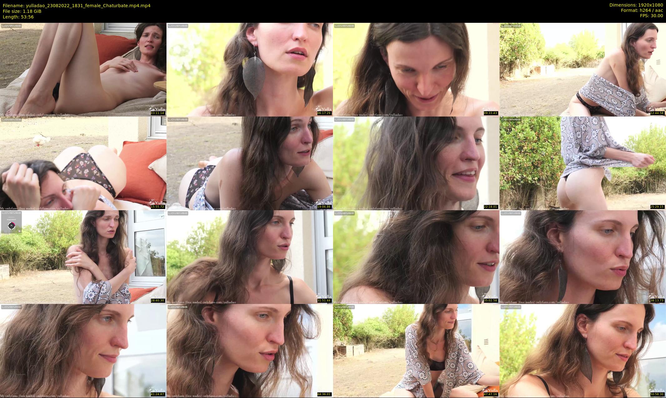 yulladao — 54 minute Chaturbate female cam show recording, 1080p, Aug 23, 2022