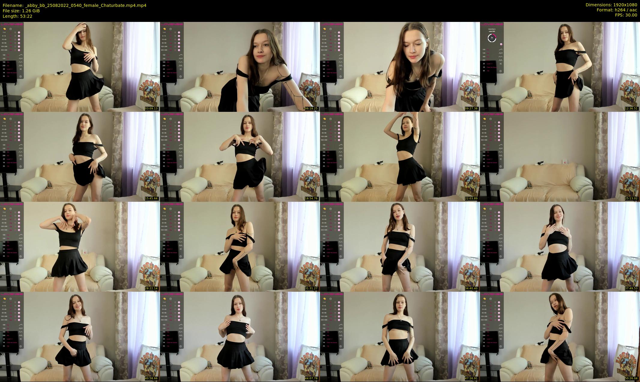 _abby_bb — 54 minute Chaturbate female cam show recording, 1080p, Aug 25, 2022