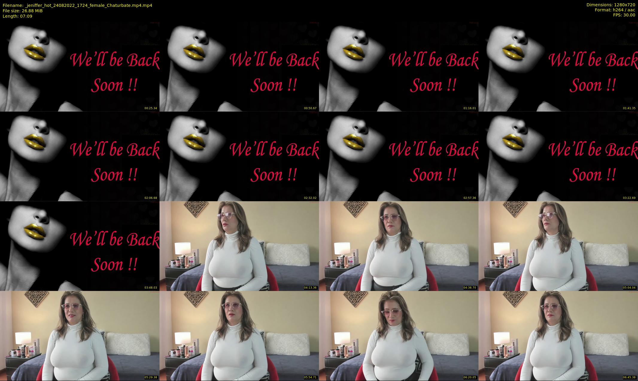 _jeniffer_hot — 8 minute Chaturbate female cam show recording, 720p, Aug 24, 2022