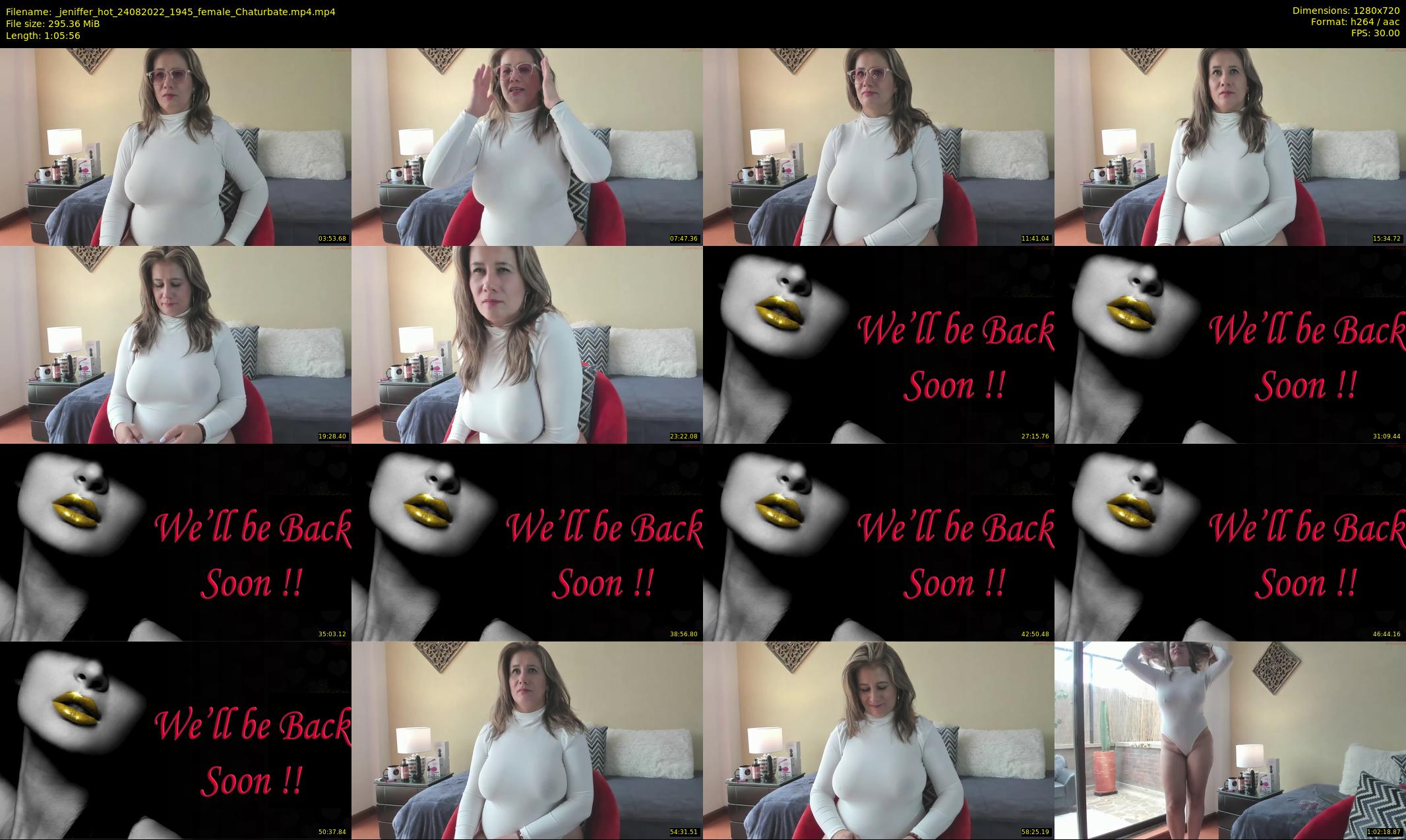 _jeniffer_hot — 66 minute Chaturbate female cam show recording, 720p, Aug 24, 2022