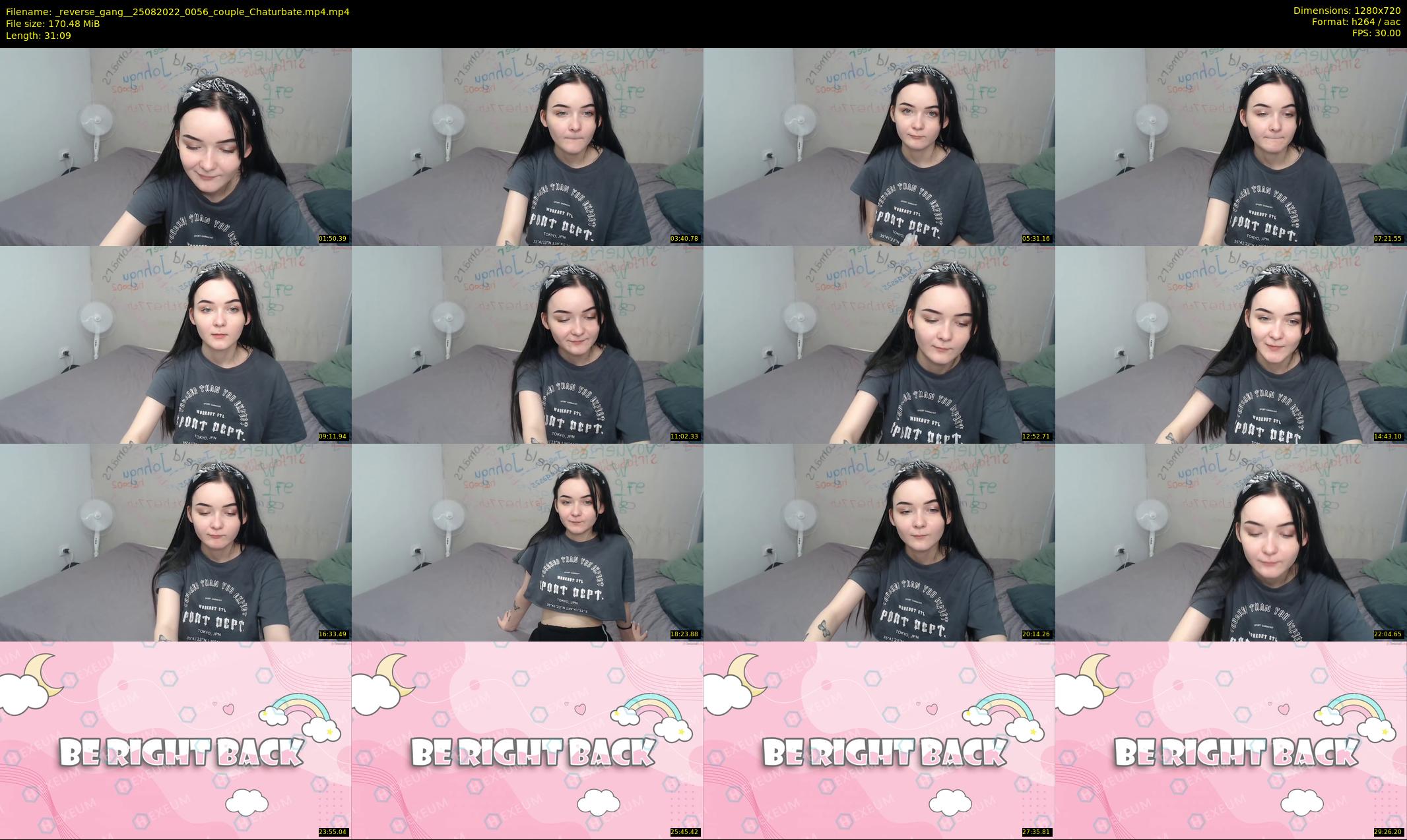 _reverse_gang_ — 32 minute Chaturbate couple cam show recording, 720p, Aug 25, 2022