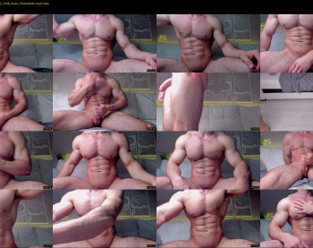 adam_muscle_ — 54 minute Chaturbate male cam show recording, 1080p, Aug 24, 2022