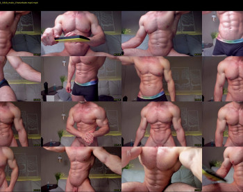 adam_muscle_ — 54 minute Chaturbate male cam show recording, 1080p, Aug 24, 2022