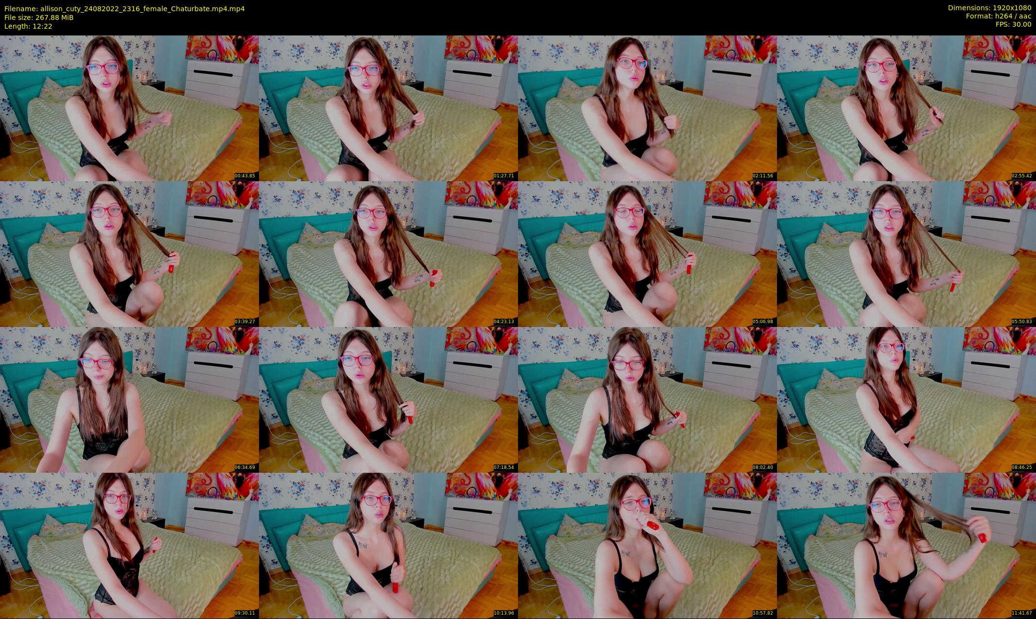 allison_cuty — 13 minute Chaturbate female cam show recording, 1080p, Aug 24, 2022