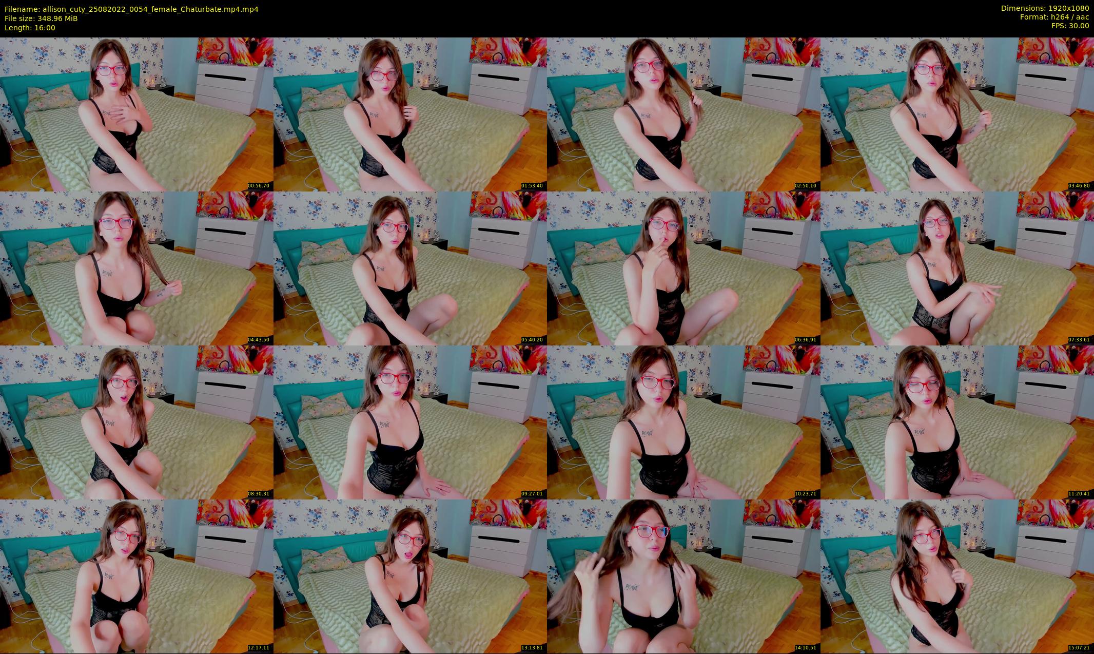 allison_cuty — 16 minute Chaturbate female cam show recording, 1080p, Aug 25, 2022