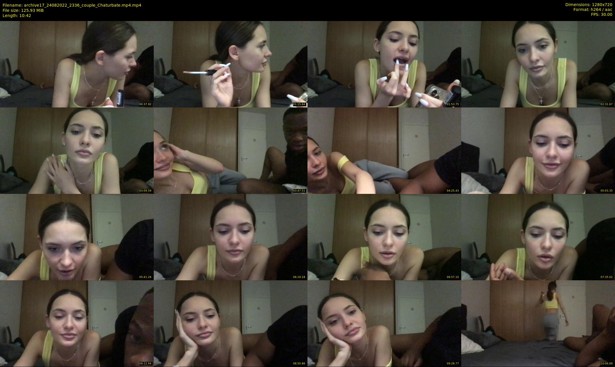 archive17 — 11 minute Chaturbate couple cam show recording, 720p, Aug 24, 2022