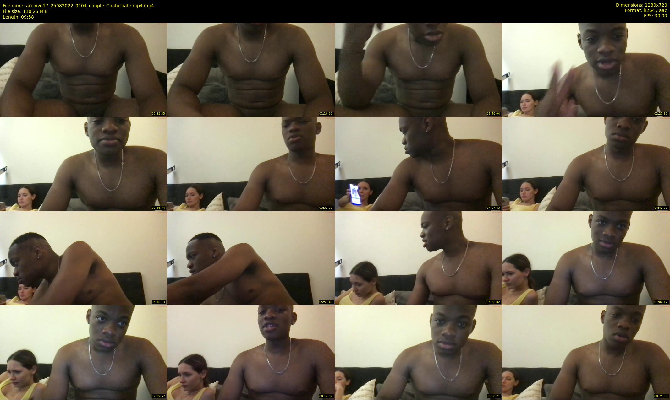 archive17 — 10 minute Chaturbate couple cam show recording, 720p, Aug 25, 2022