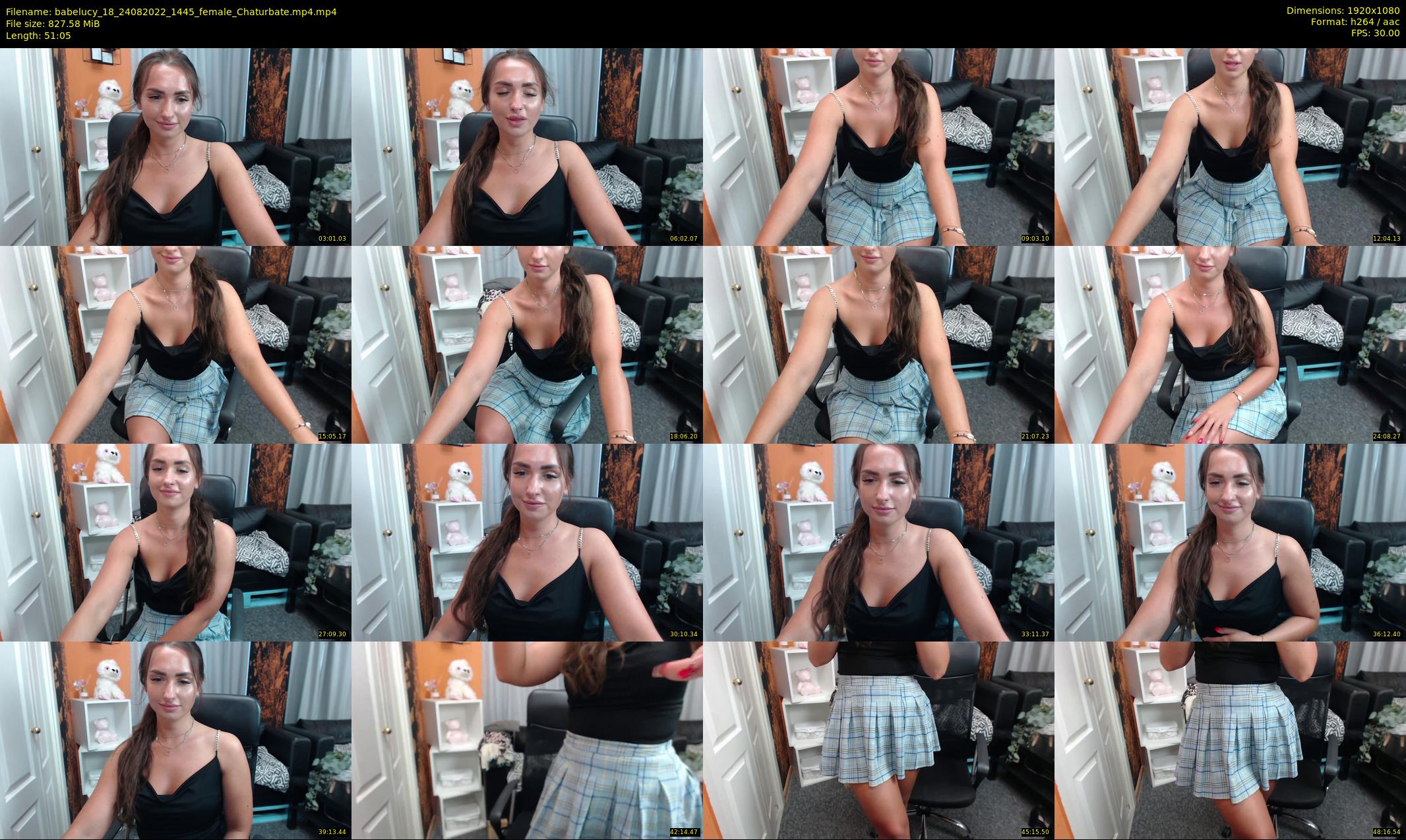 babelucy_18 — 52 minute Chaturbate female cam show recording, 1080p, Aug 24, 2022