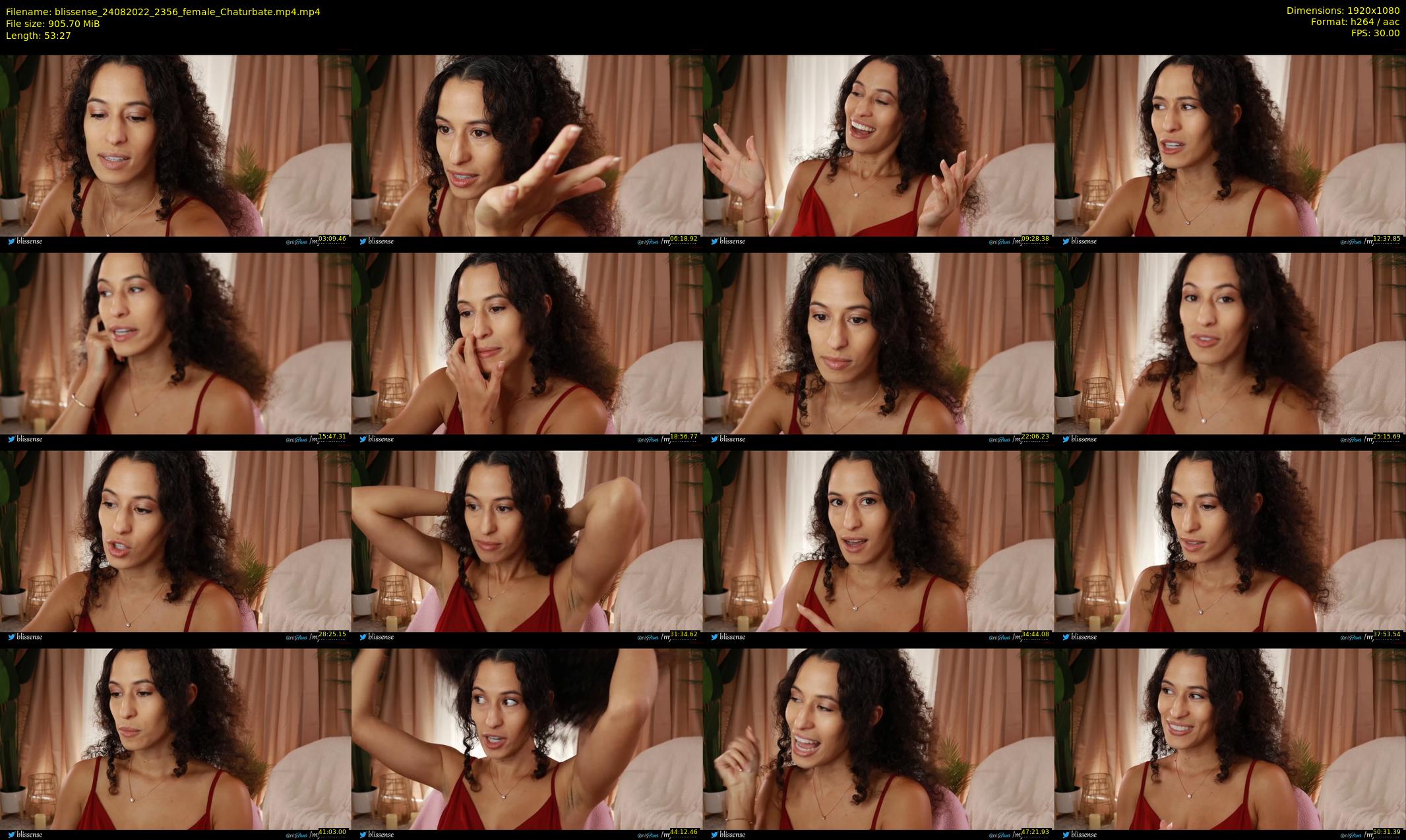 blissense — 54 minute Chaturbate female cam show recording, 1080p, Aug 24, 2022
