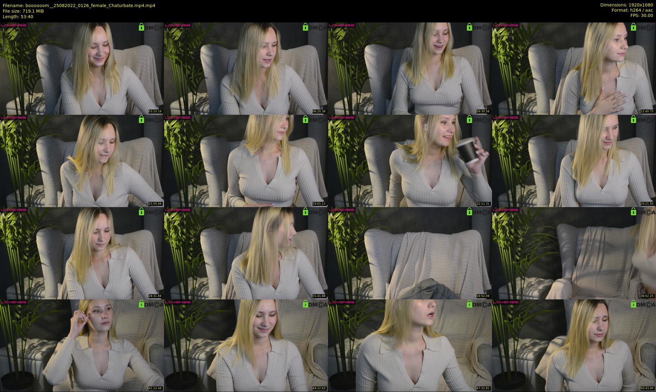 boooooom_ — 54 minute Chaturbate female cam show recording, 1080p, Aug 25, 2022