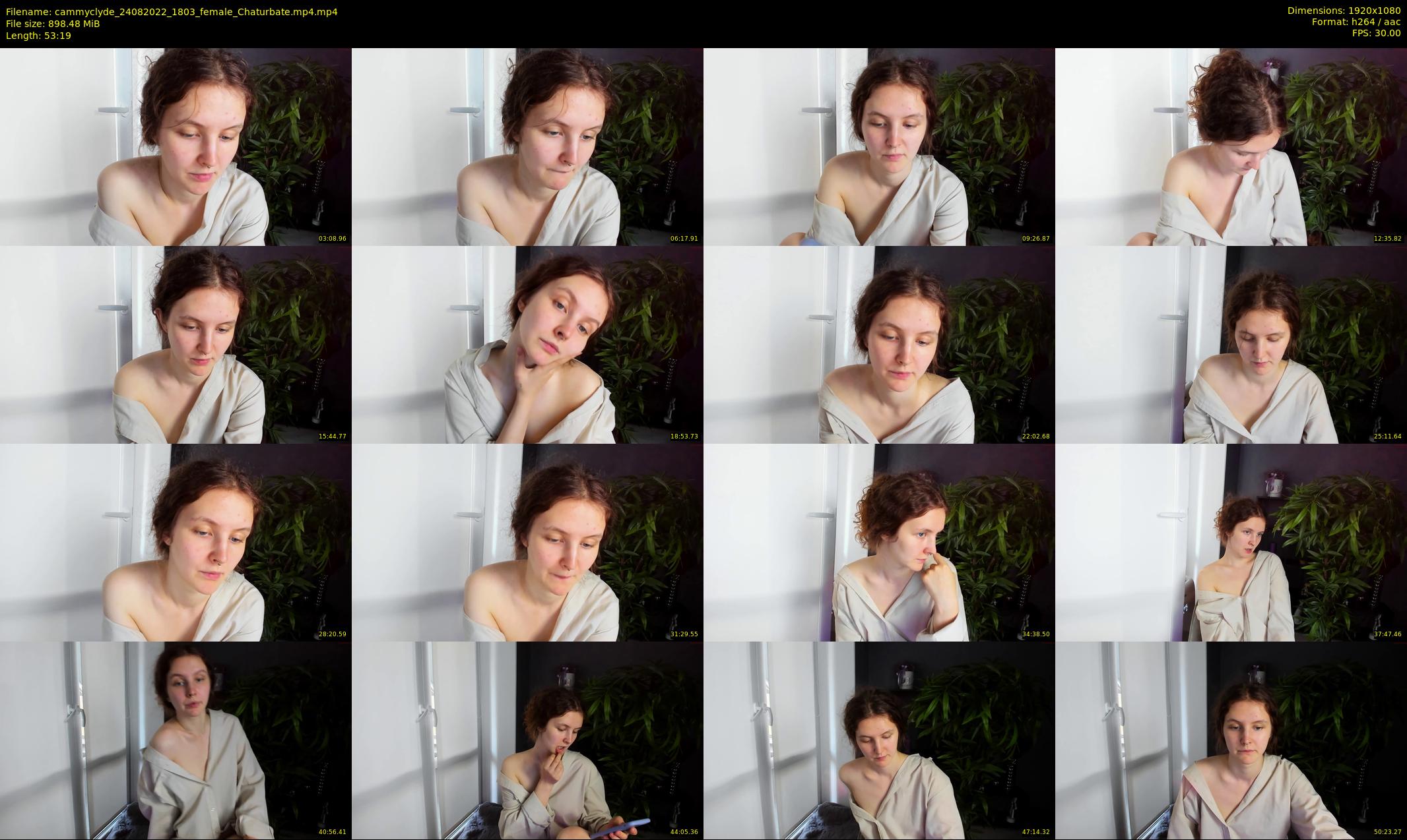 cammyclyde — 54 minute Chaturbate female cam show recording, 1080p, Aug 24, 2022