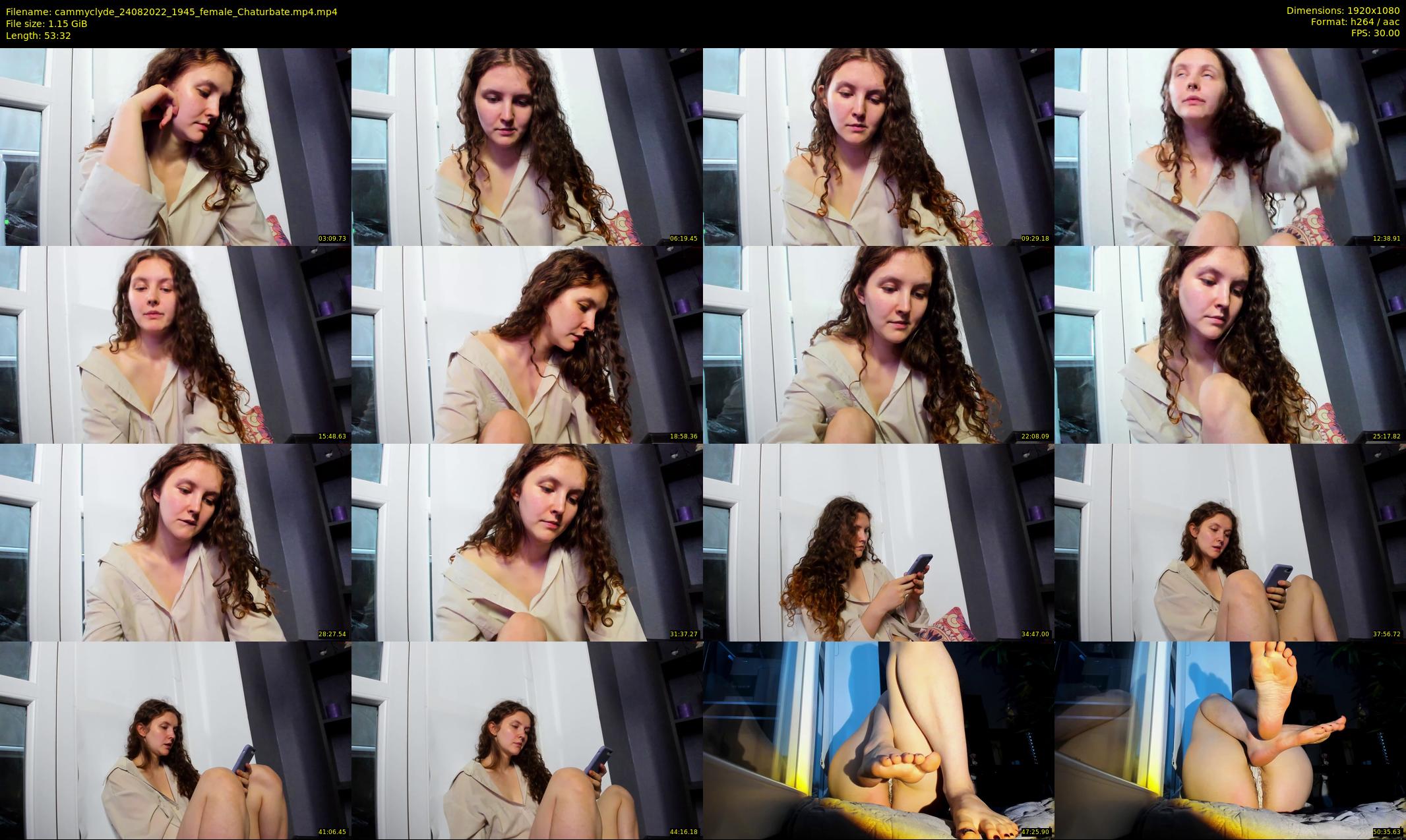 cammyclyde — 54 minute Chaturbate female cam show recording, 1080p, Aug 24, 2022
