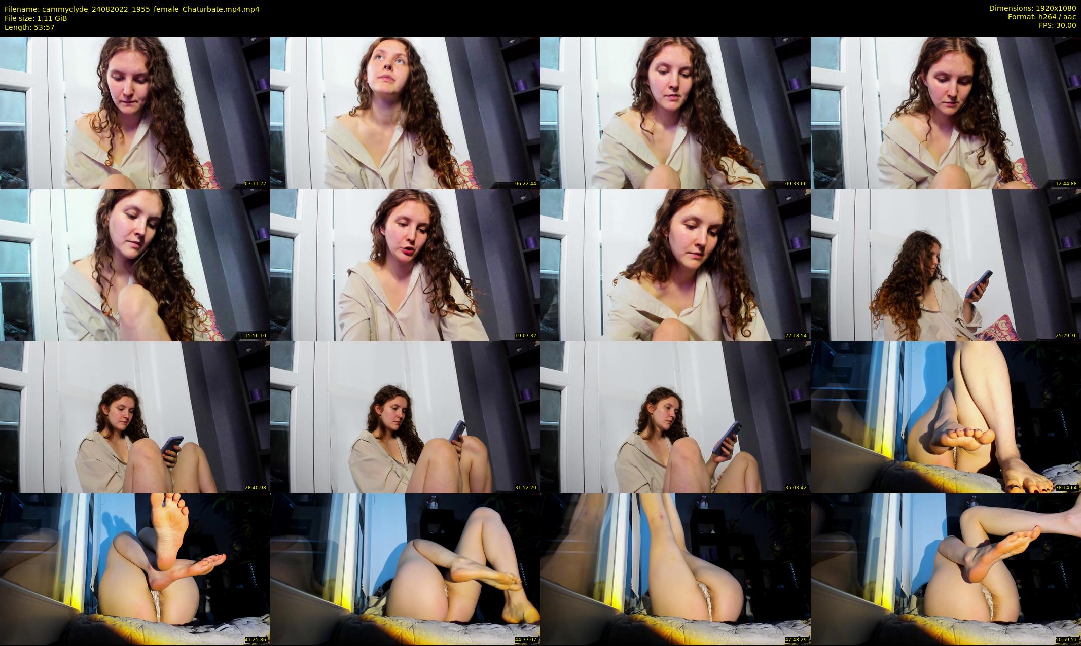 cammyclyde — 54 minute Chaturbate female cam show recording, 1080p, Aug 24, 2022