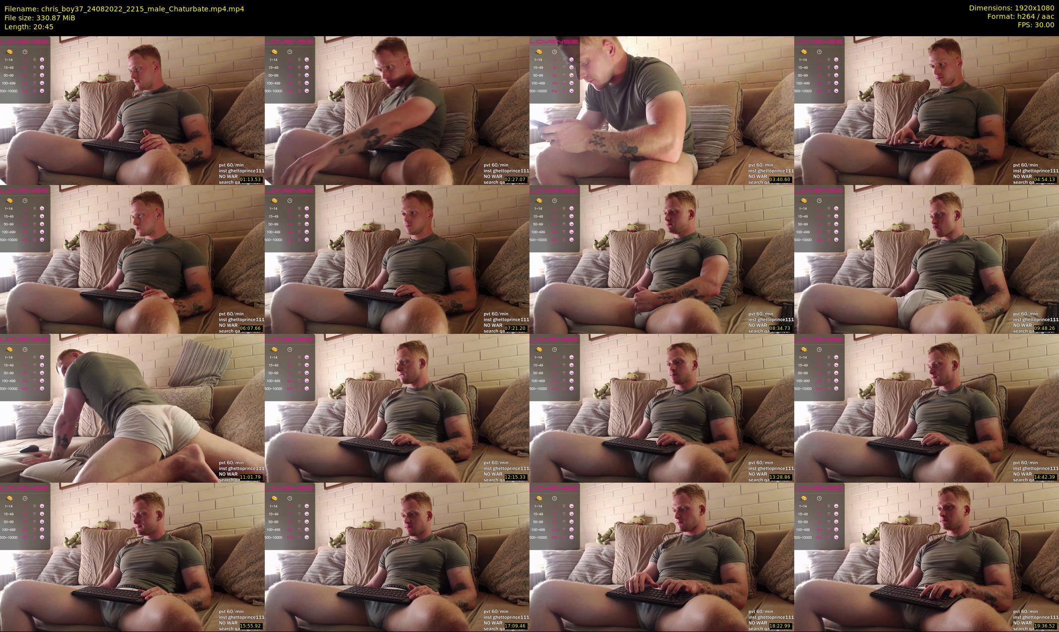 chris_boy37 — 21 minute Chaturbate male cam show recording, 1080p, Aug 24, 2022
