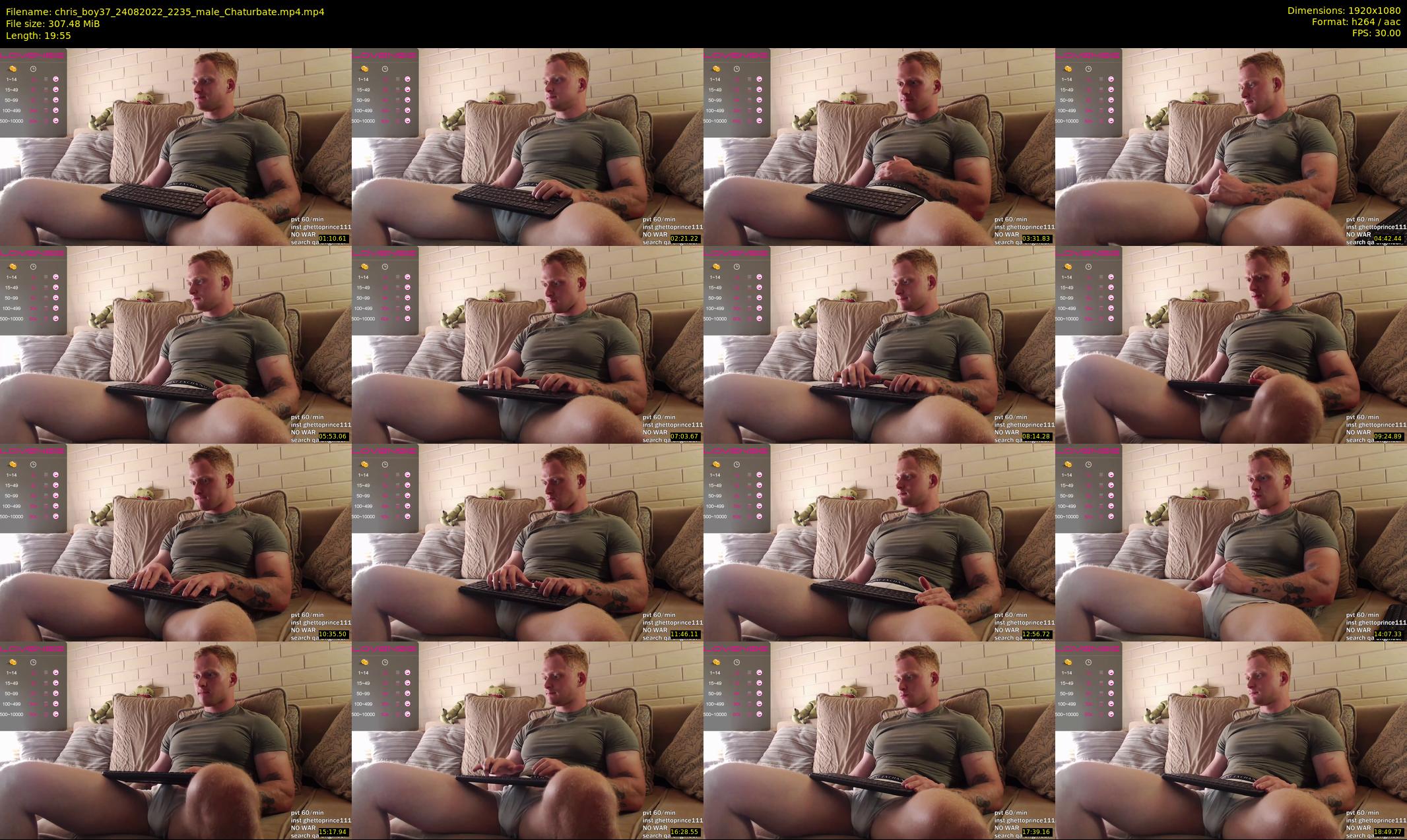 chris_boy37 — 20 minute Chaturbate male cam show recording, 1080p, Aug 24, 2022