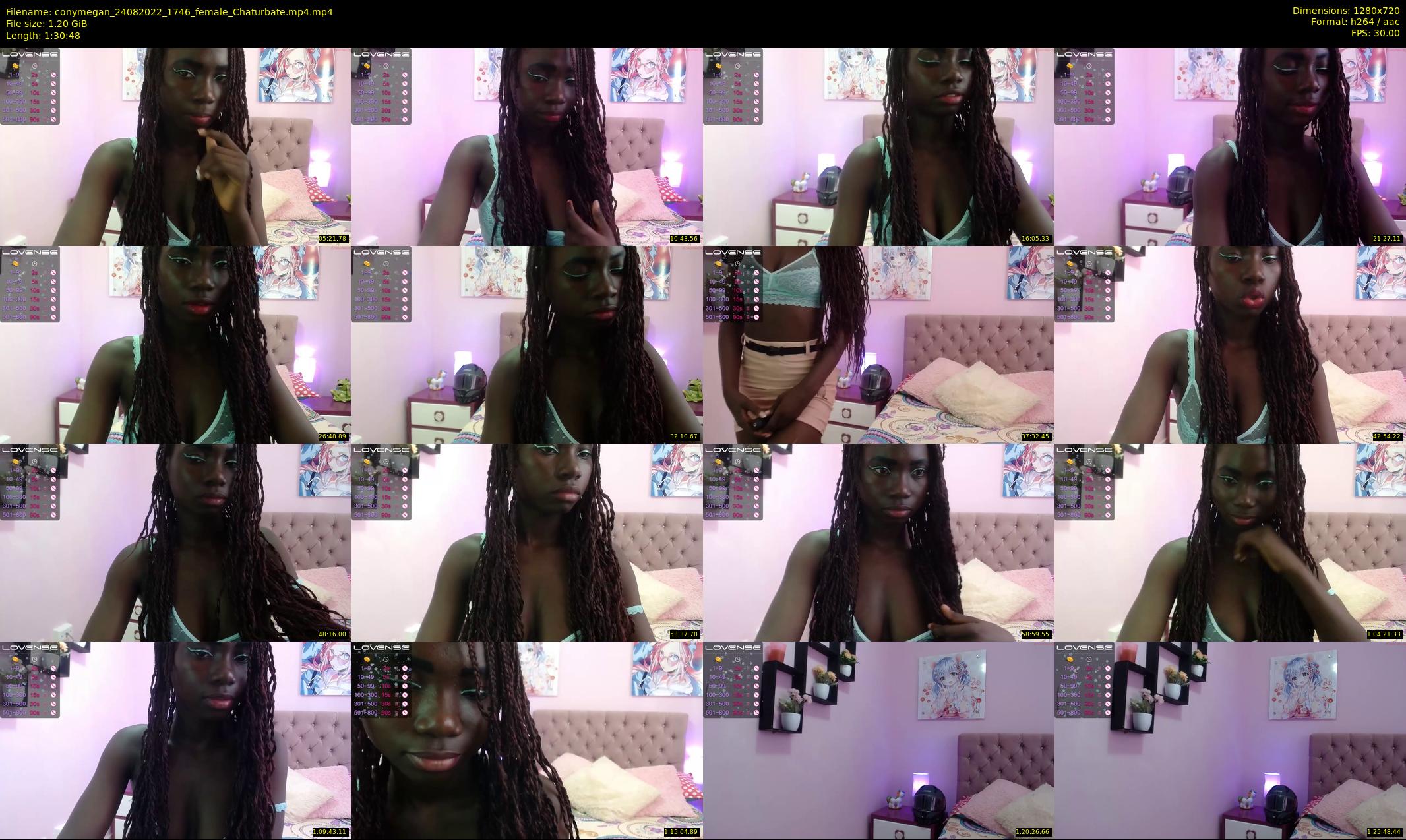 conymegan — 91 minute Chaturbate female cam show recording, 720p, Aug 24, 2022
