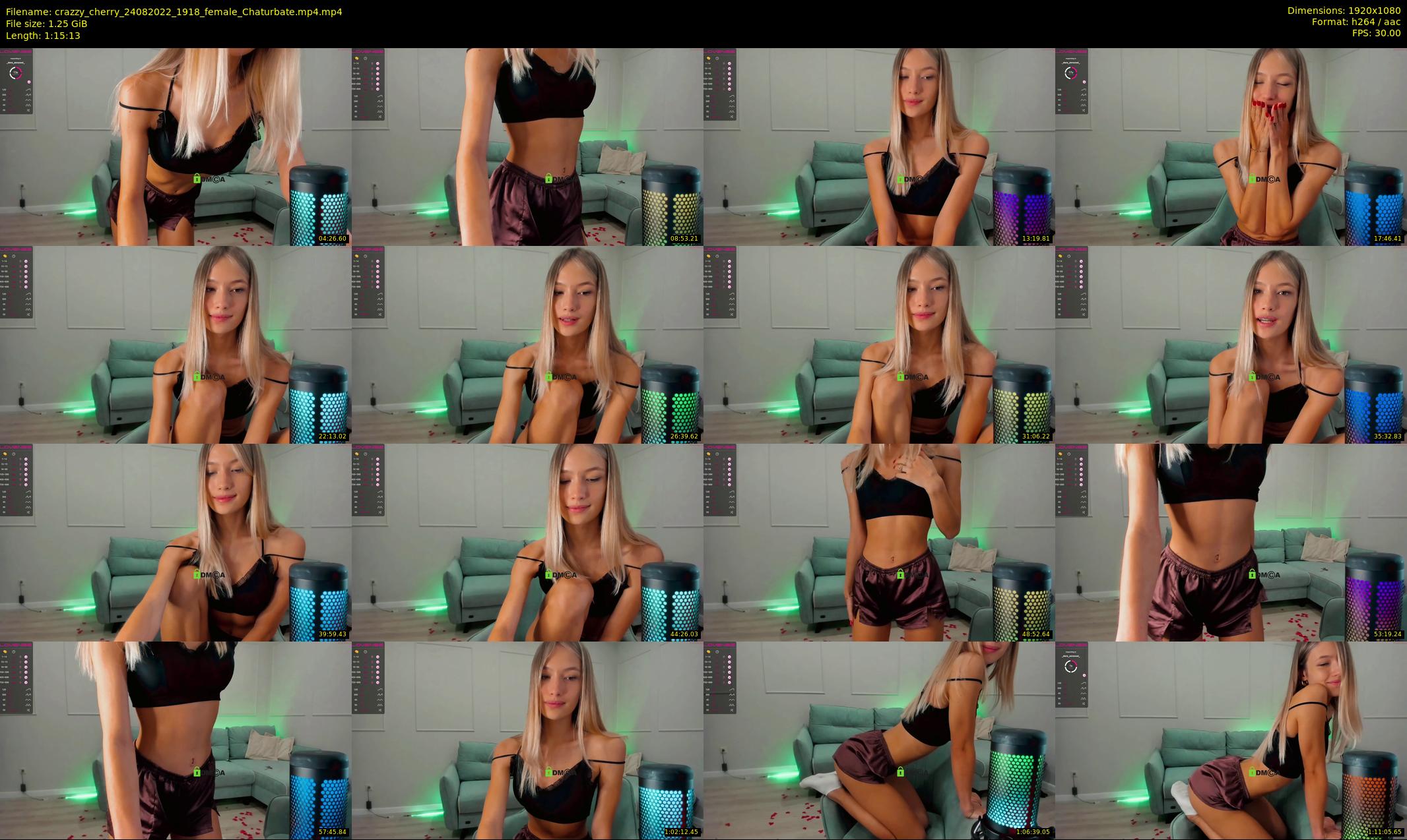 crazzy_cherry — 76 minute Chaturbate female cam show recording, 1080p, Aug 24, 2022