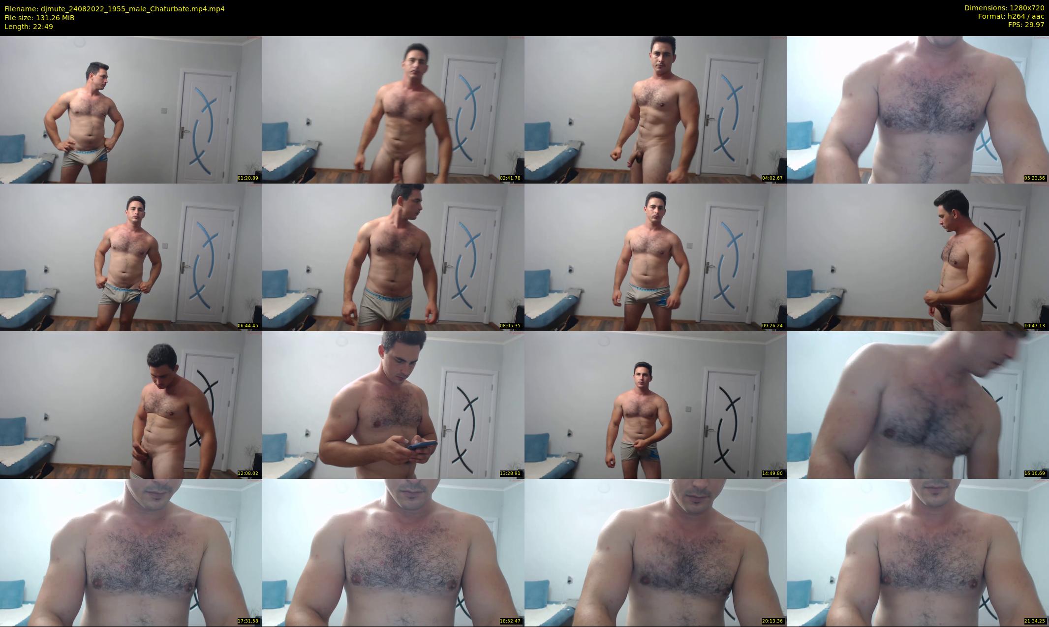 djmute — 23 minute Chaturbate male cam show recording, 720p, Aug 24, 2022
