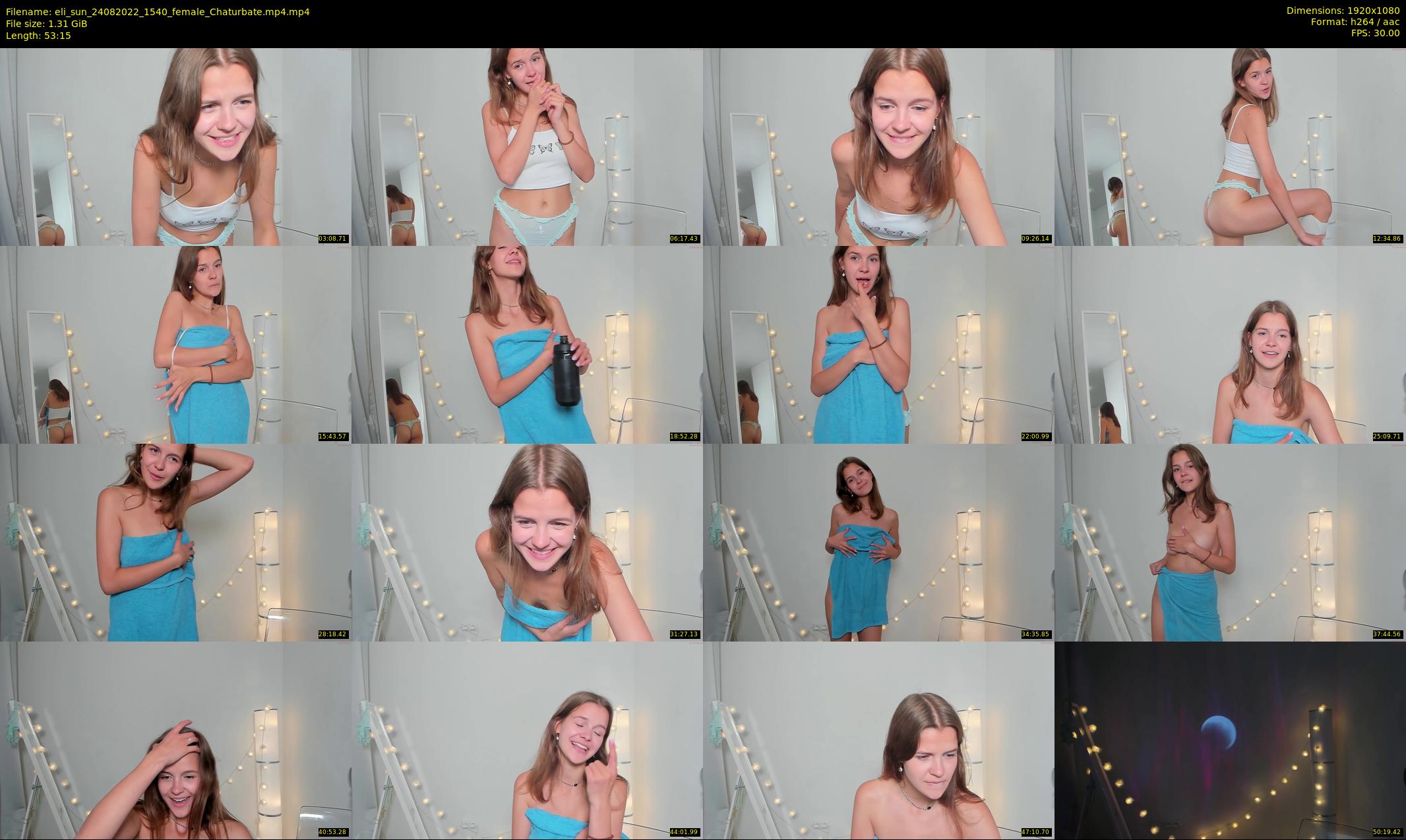 eli_sun — 54 minute Chaturbate female cam show recording, 1080p, Aug 24, 2022