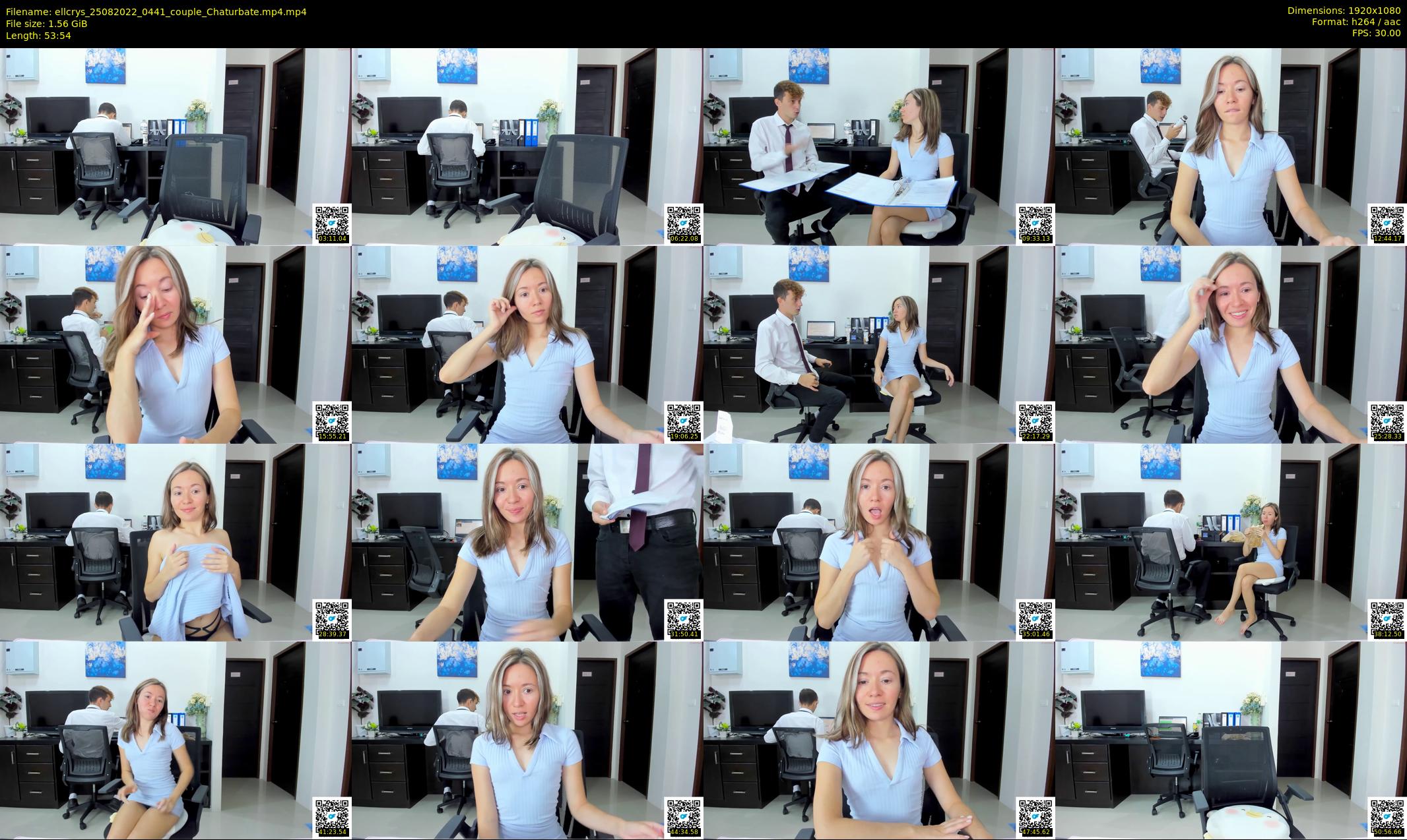 ellcrys — 54 minute Chaturbate couple cam show recording, 1080p, Aug 25, 2022